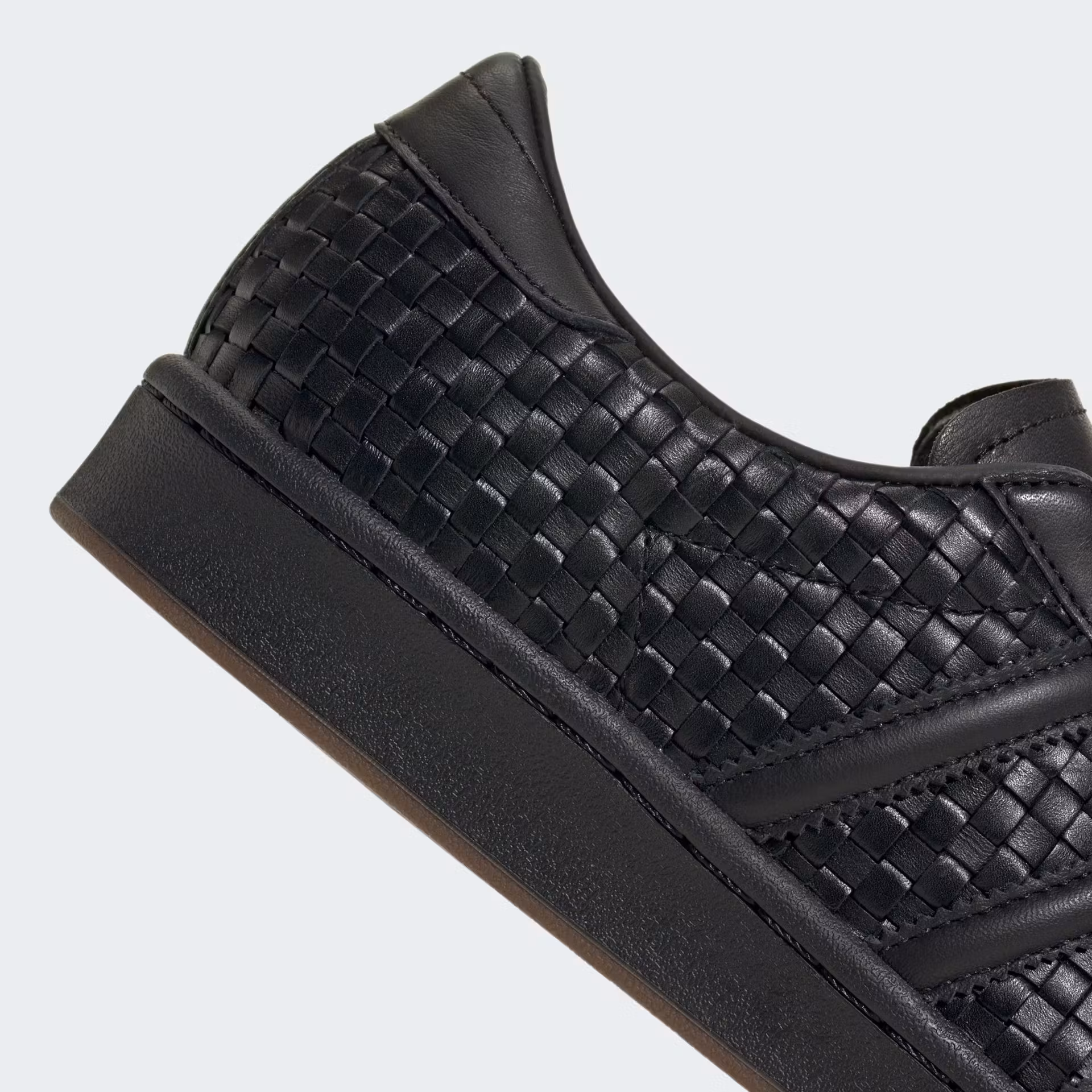 adidas black woven sneaker