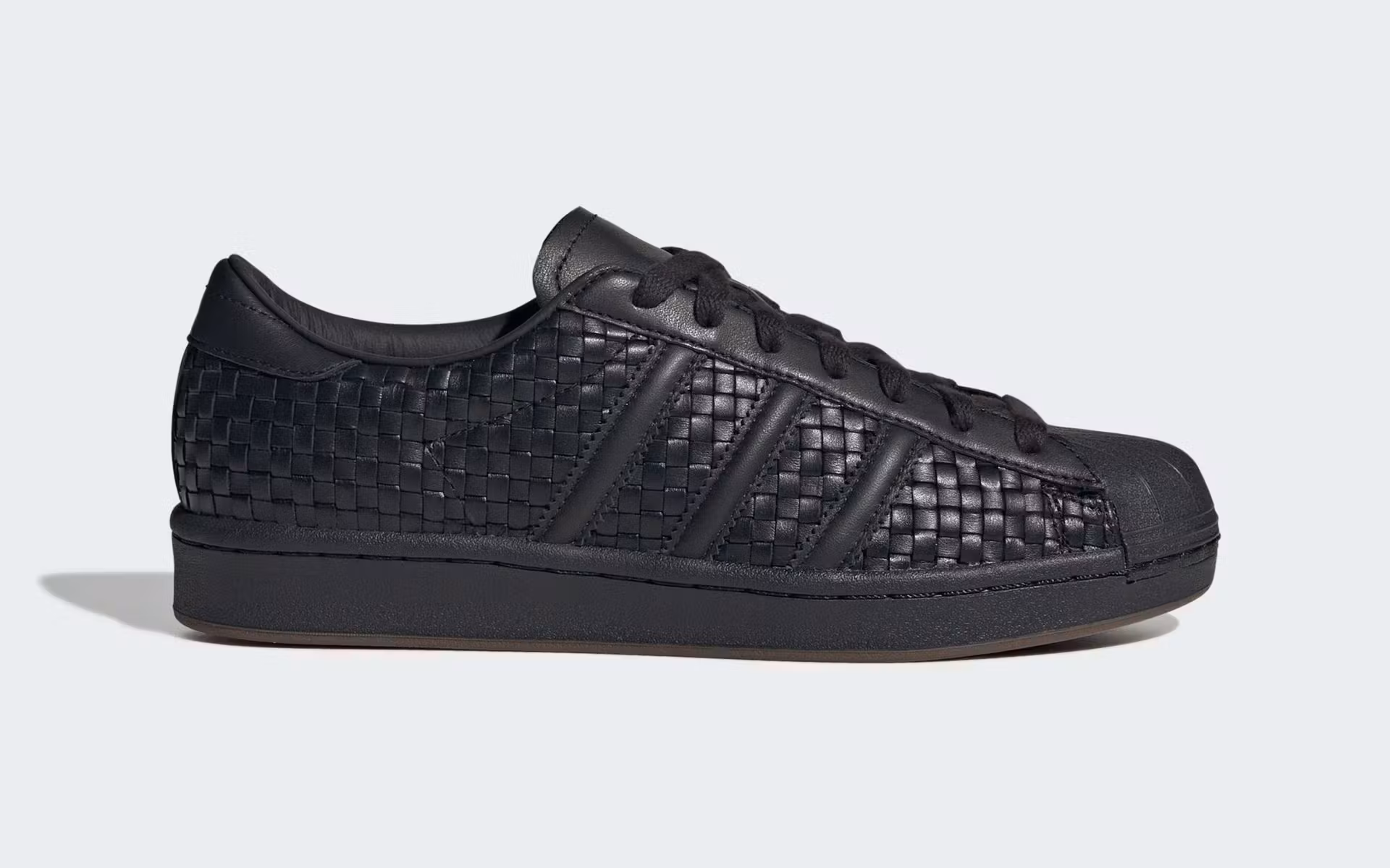 adidas black woven sneaker