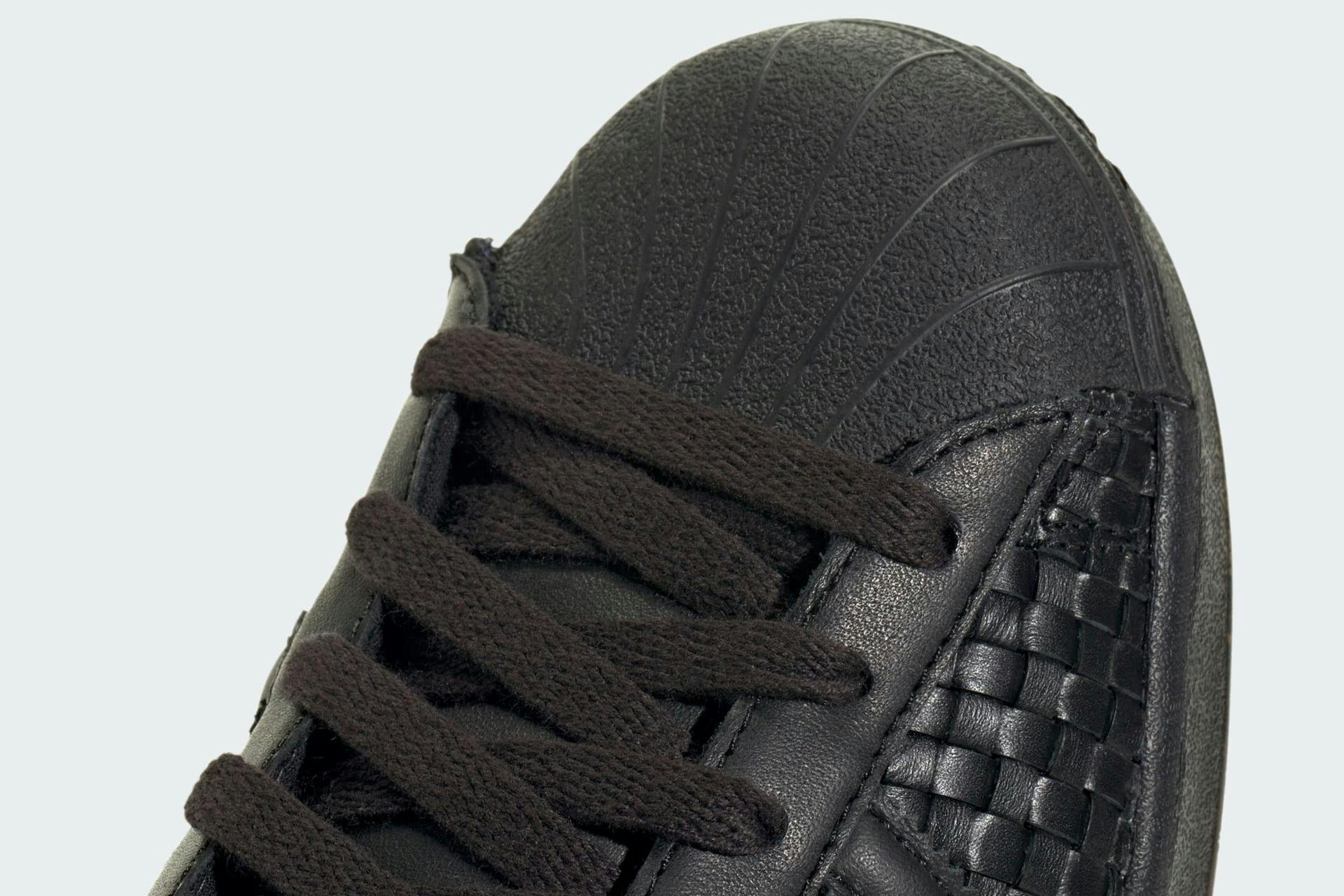 adidas black woven sneaker