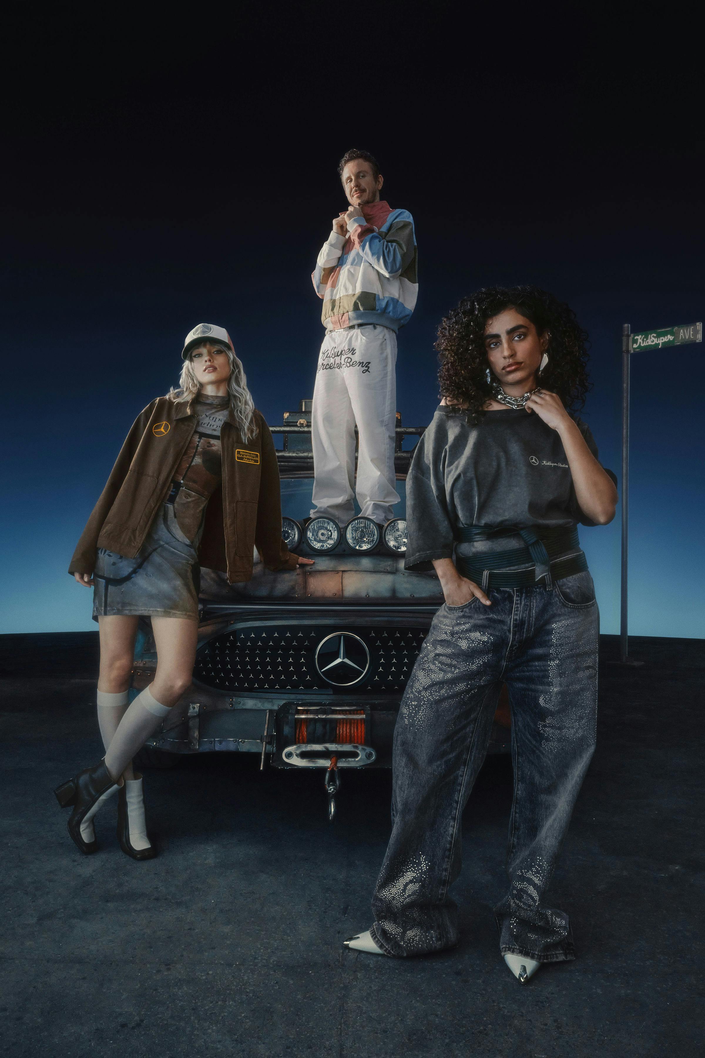 Mercedes KidSuper CLA collaboration