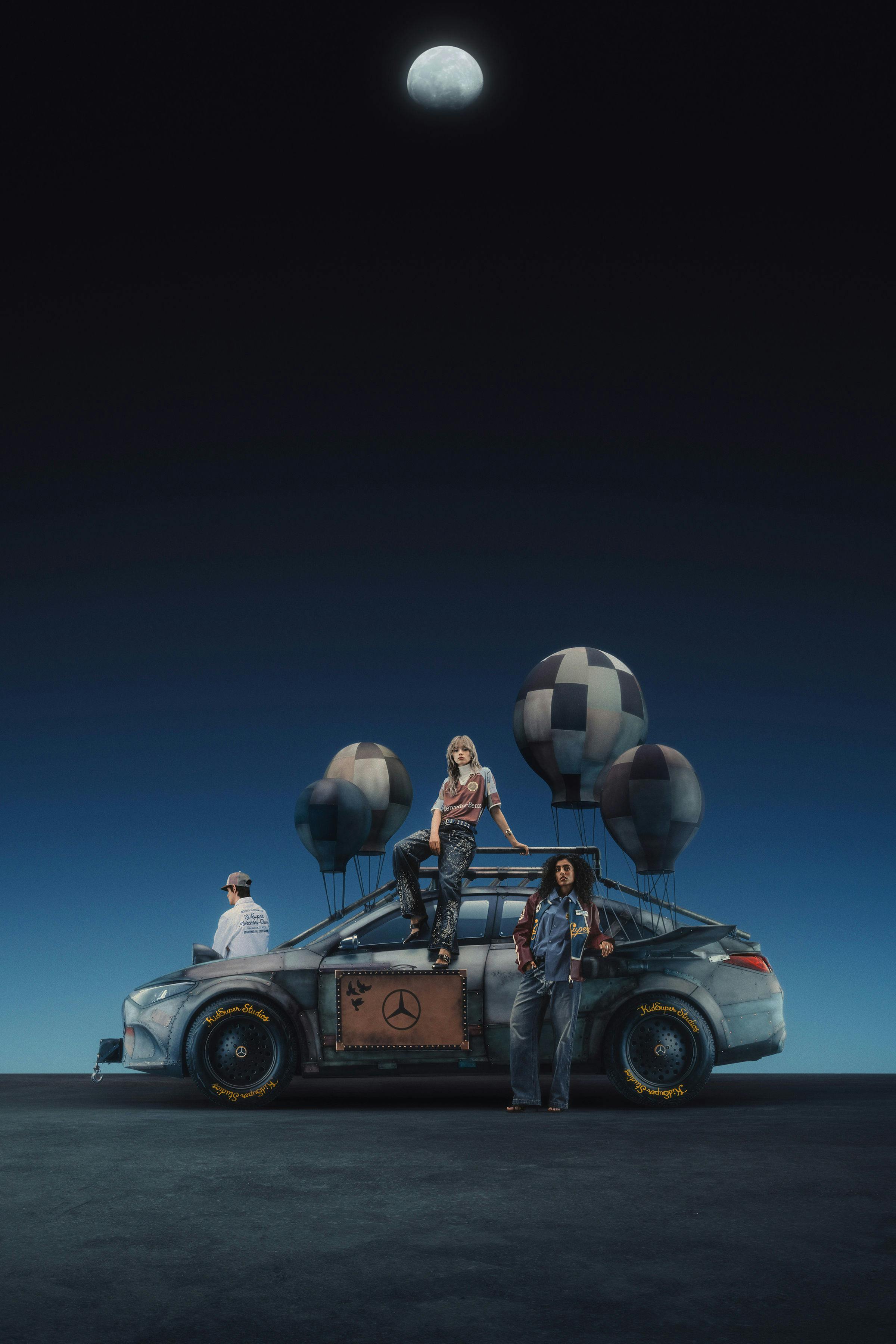 Mercedes KidSuper CLA collaboration