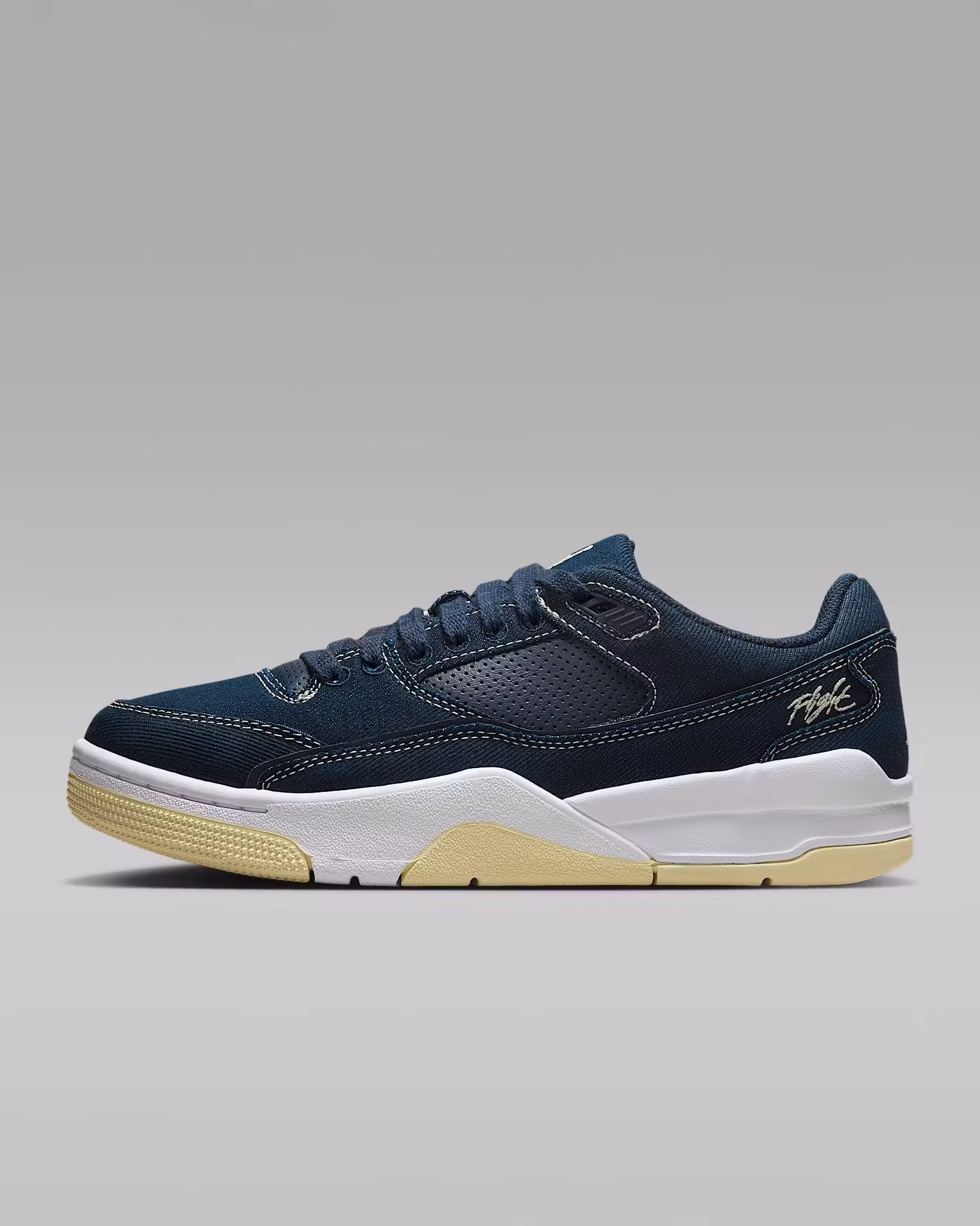 jordan flight court denim