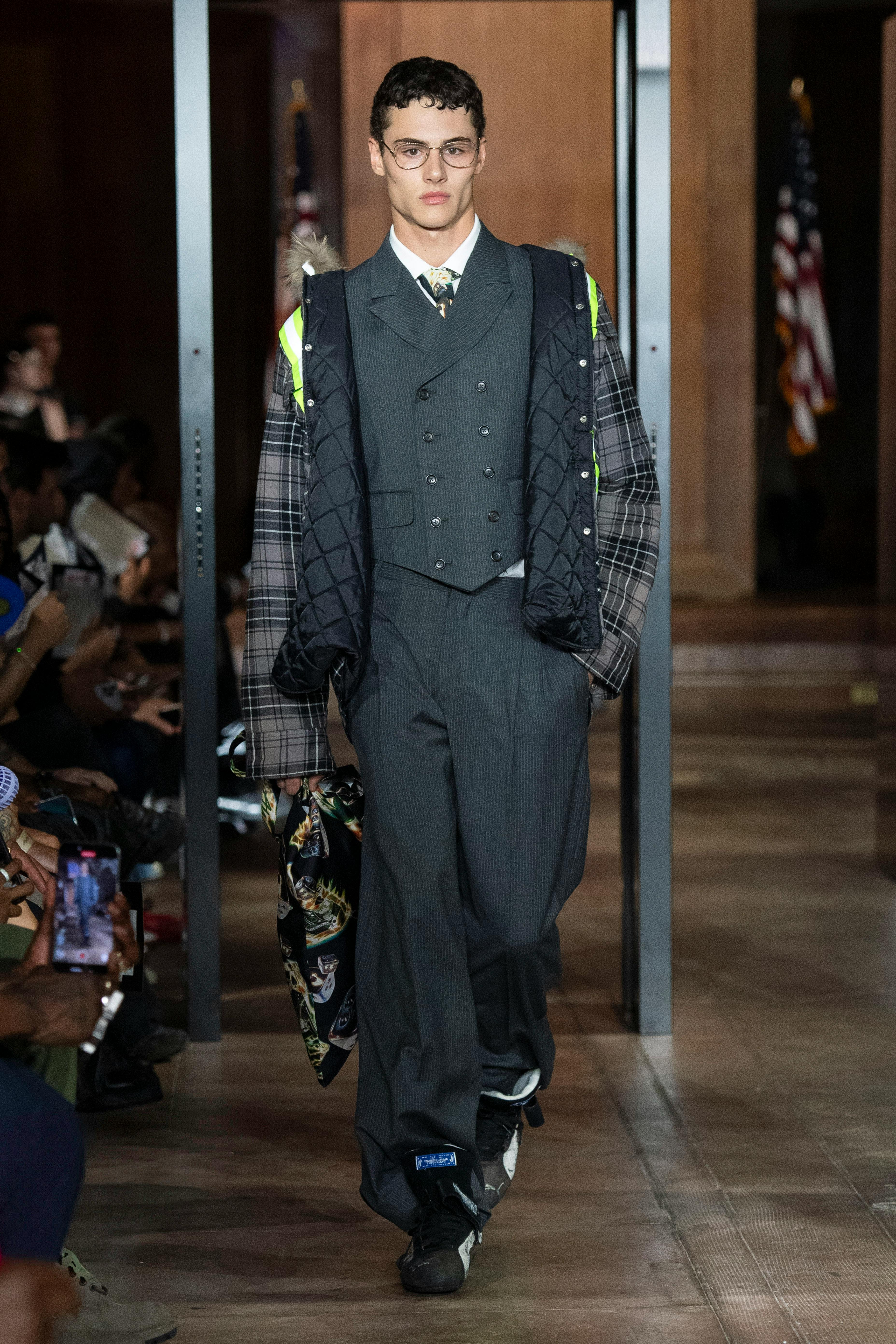 awge asap rocky fashion show 2025