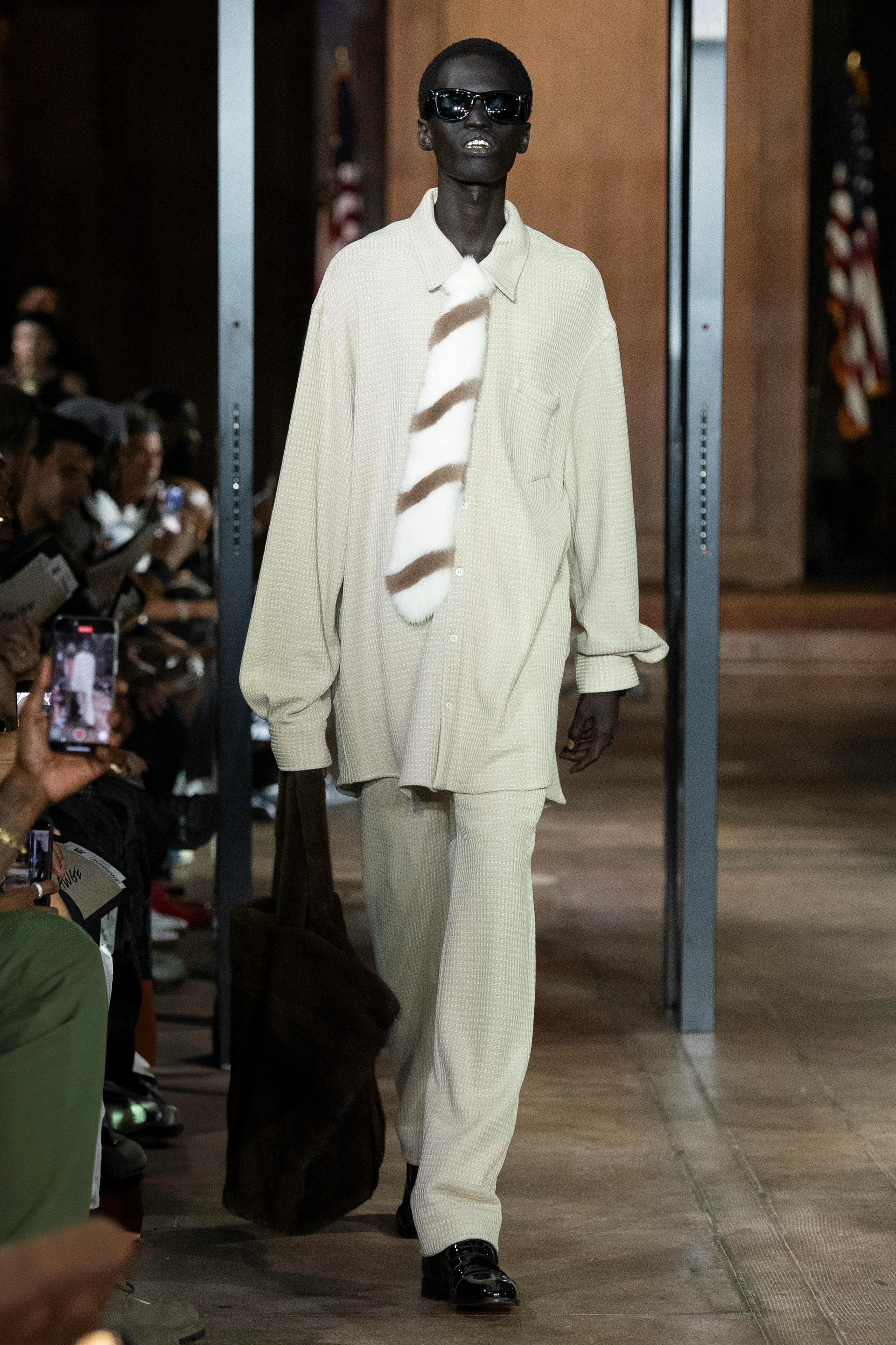 awge asap rocky fashion show 2025