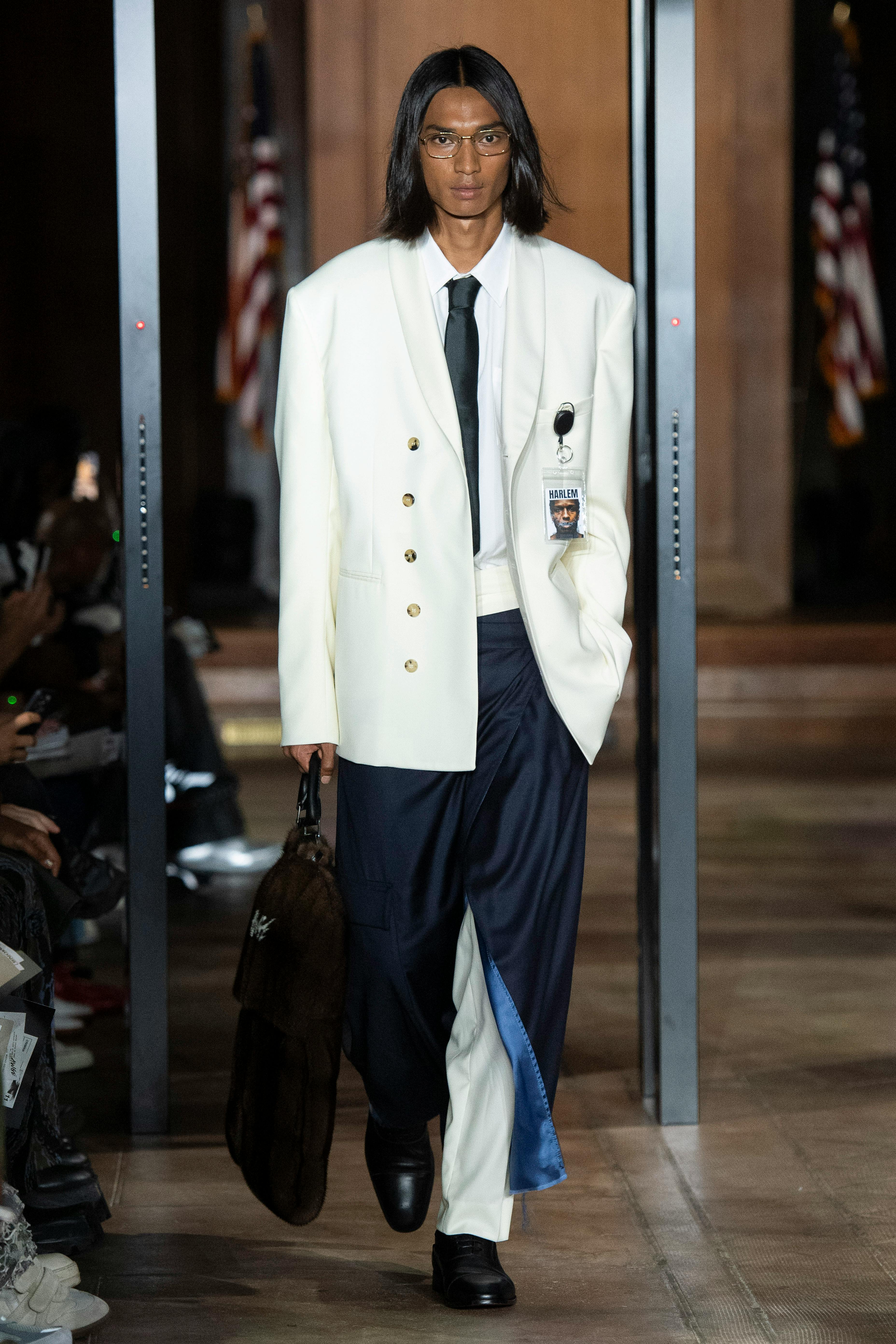 awge asap rocky fashion show 2025