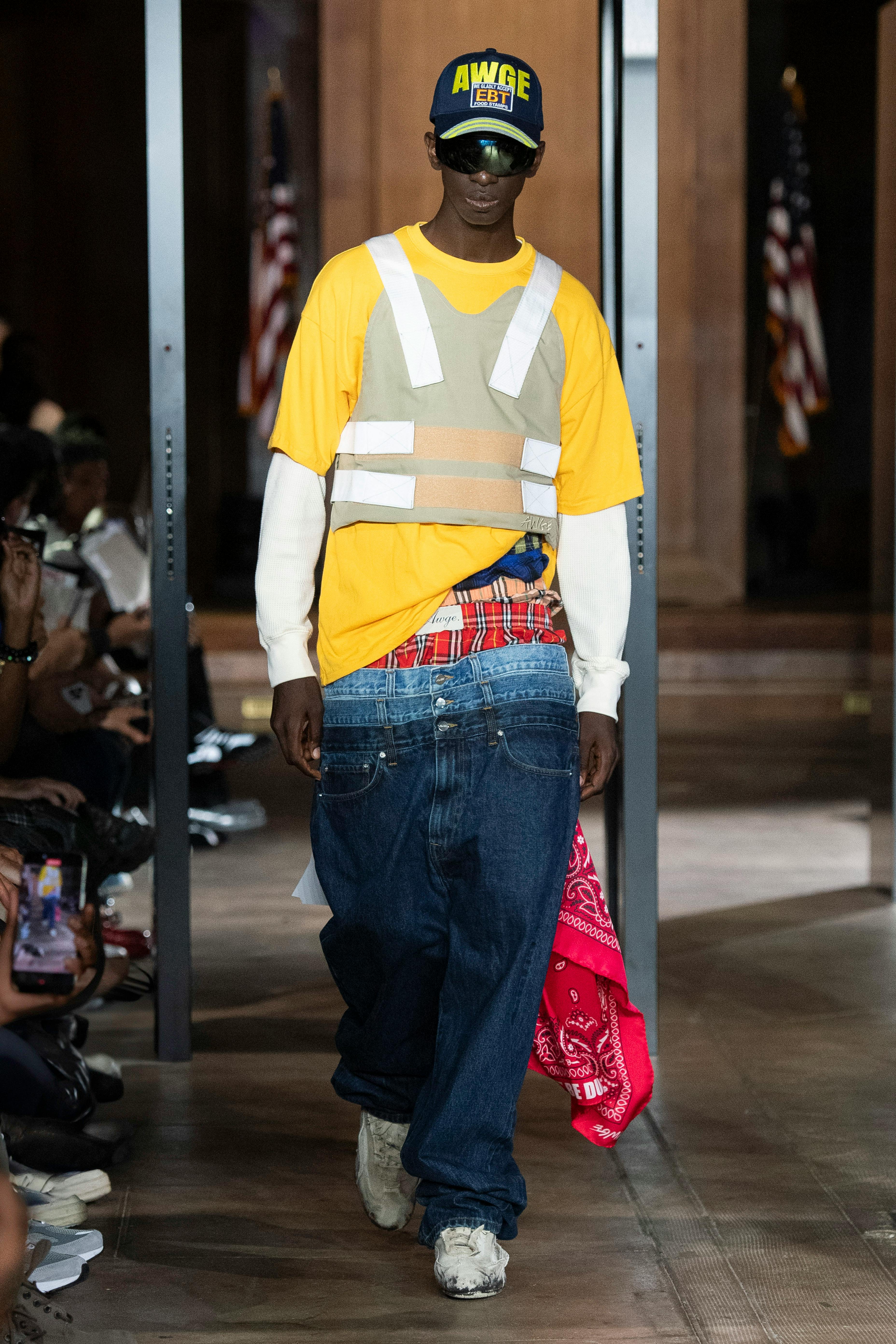 awge asap rocky fashion show 2025