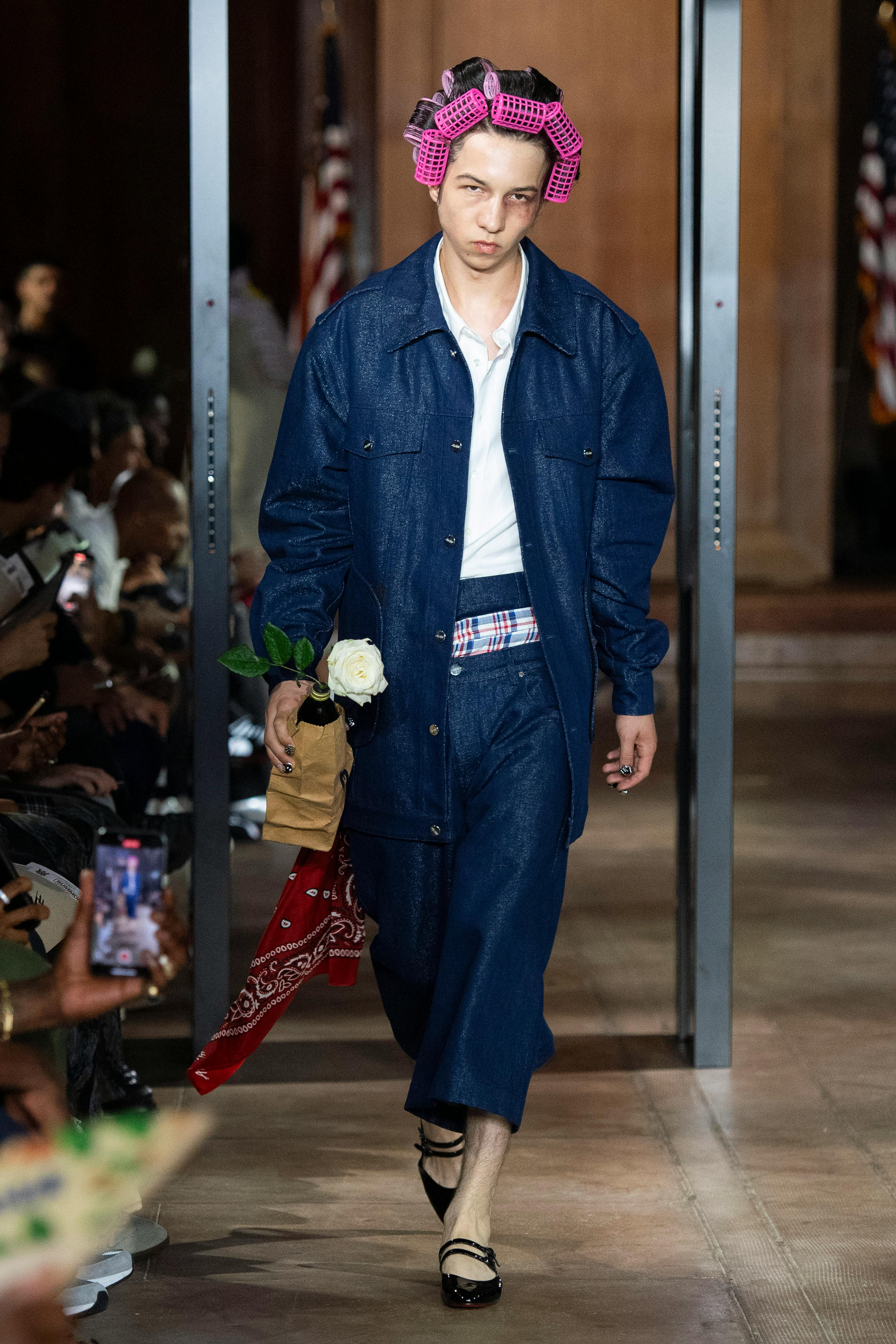 awge asap rocky fashion show 2025