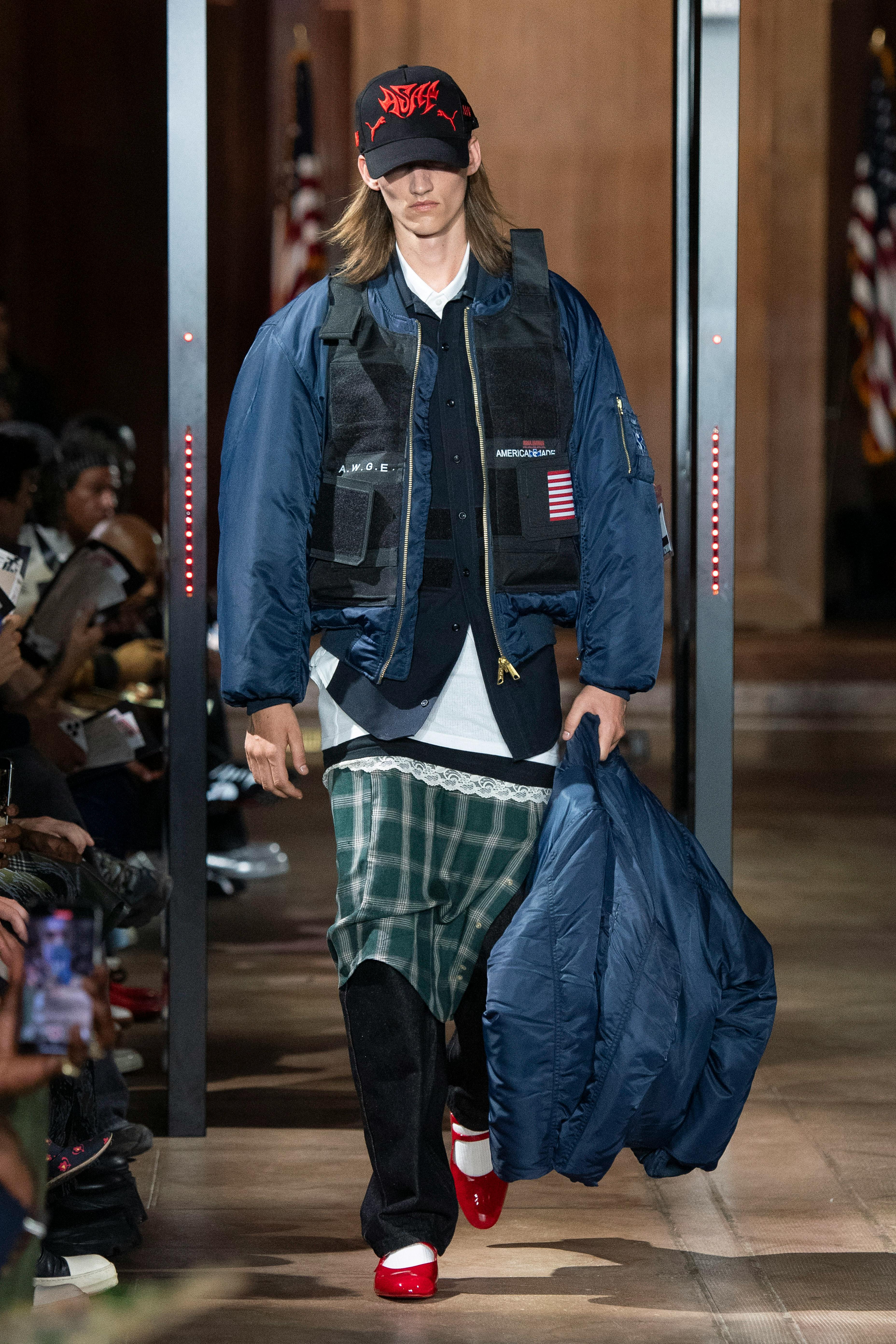 awge asap rocky fashion show 2025