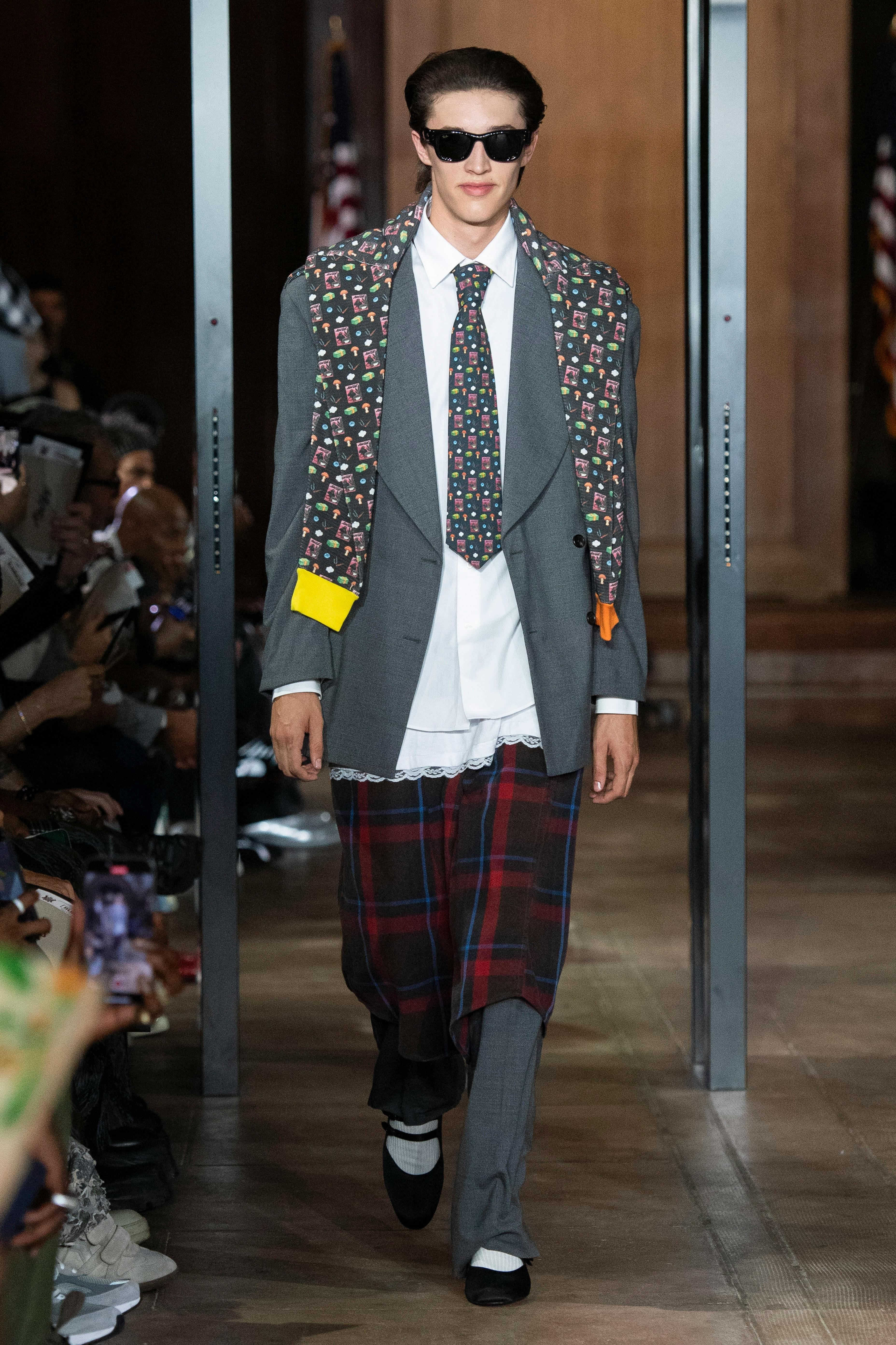 awge asap rocky fashion show 2025