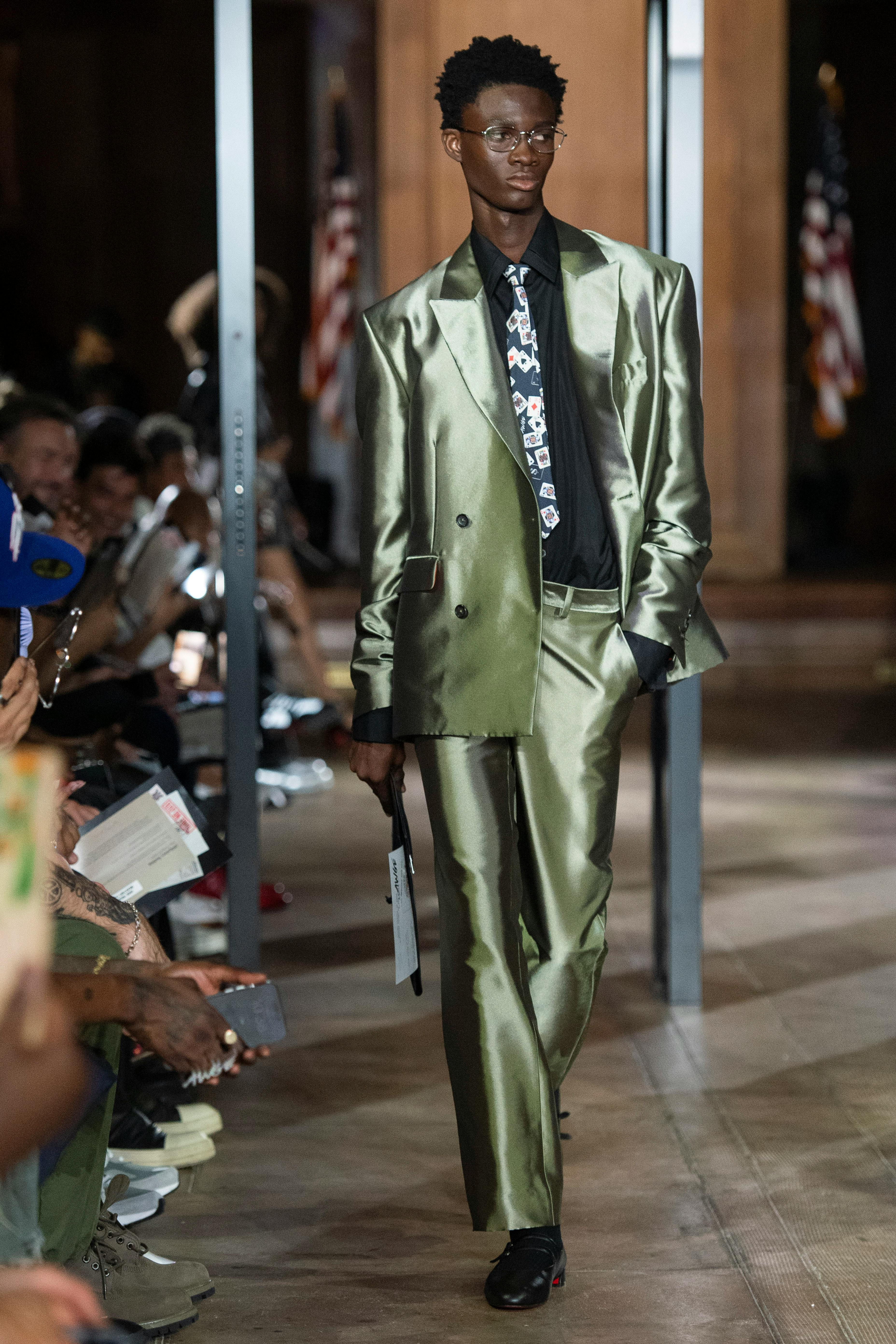 awge asap rocky fashion show 2025
