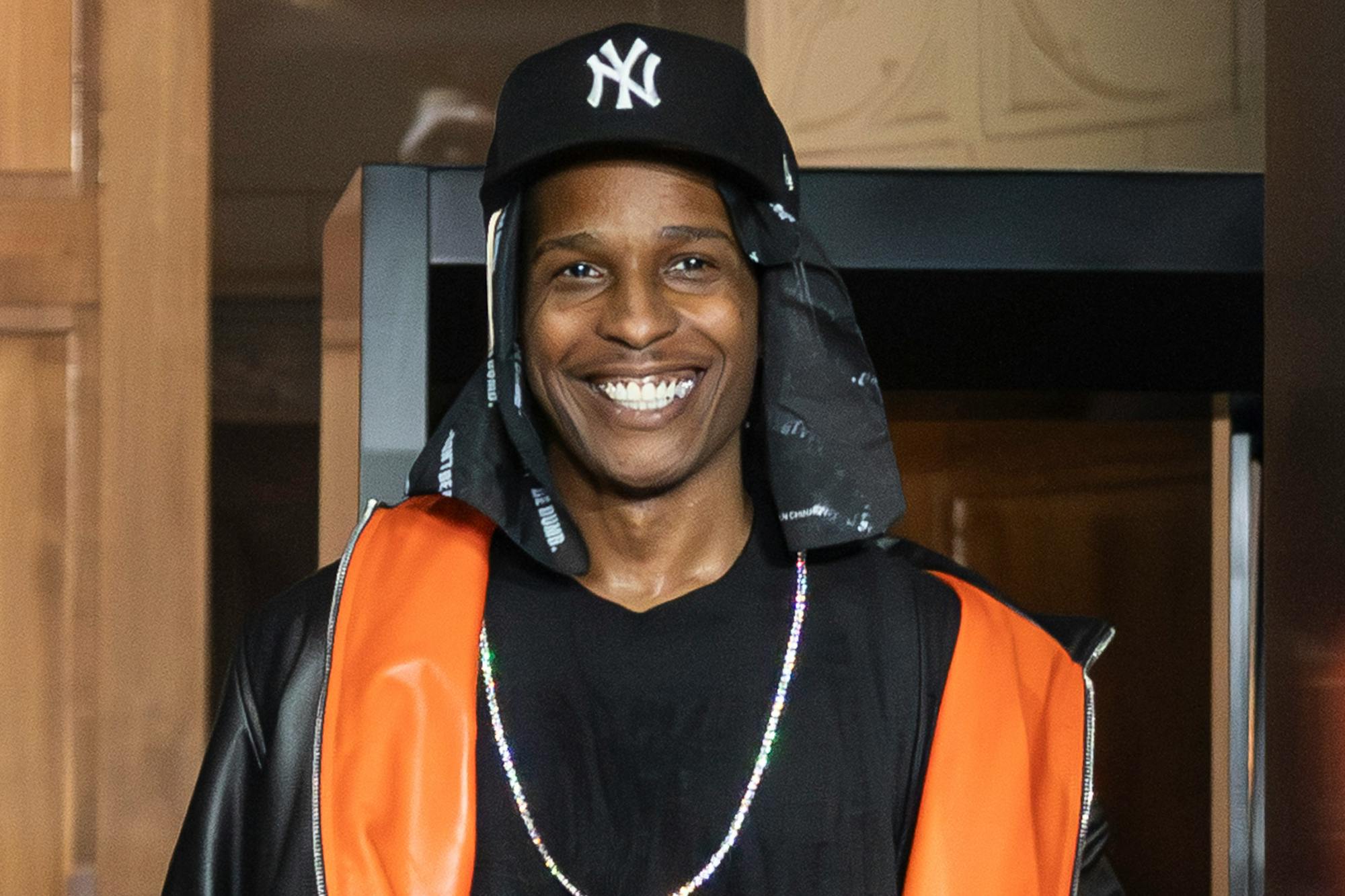 awge asap rocky fashion show 2025
