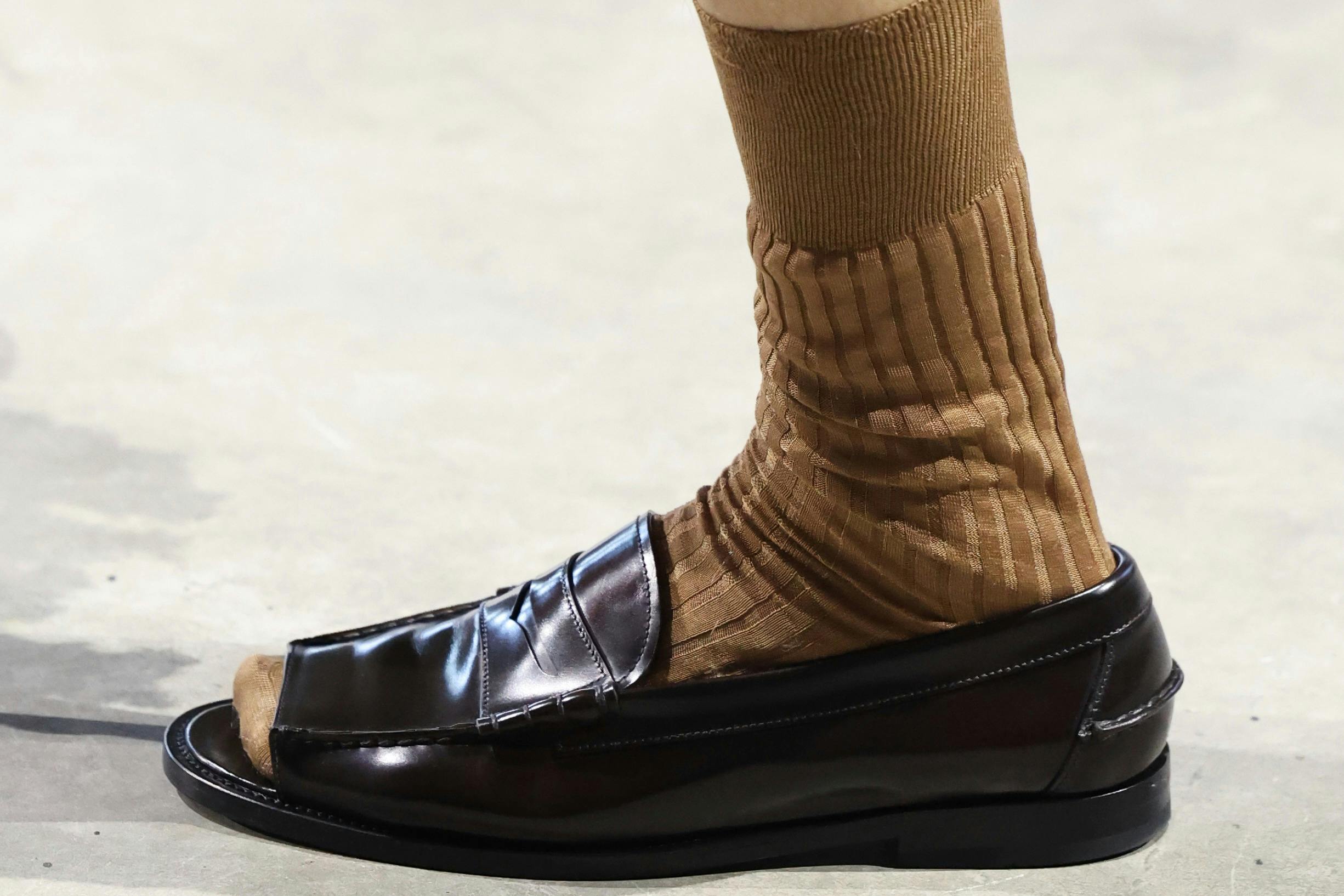 Prada ss25 open-toe shoe