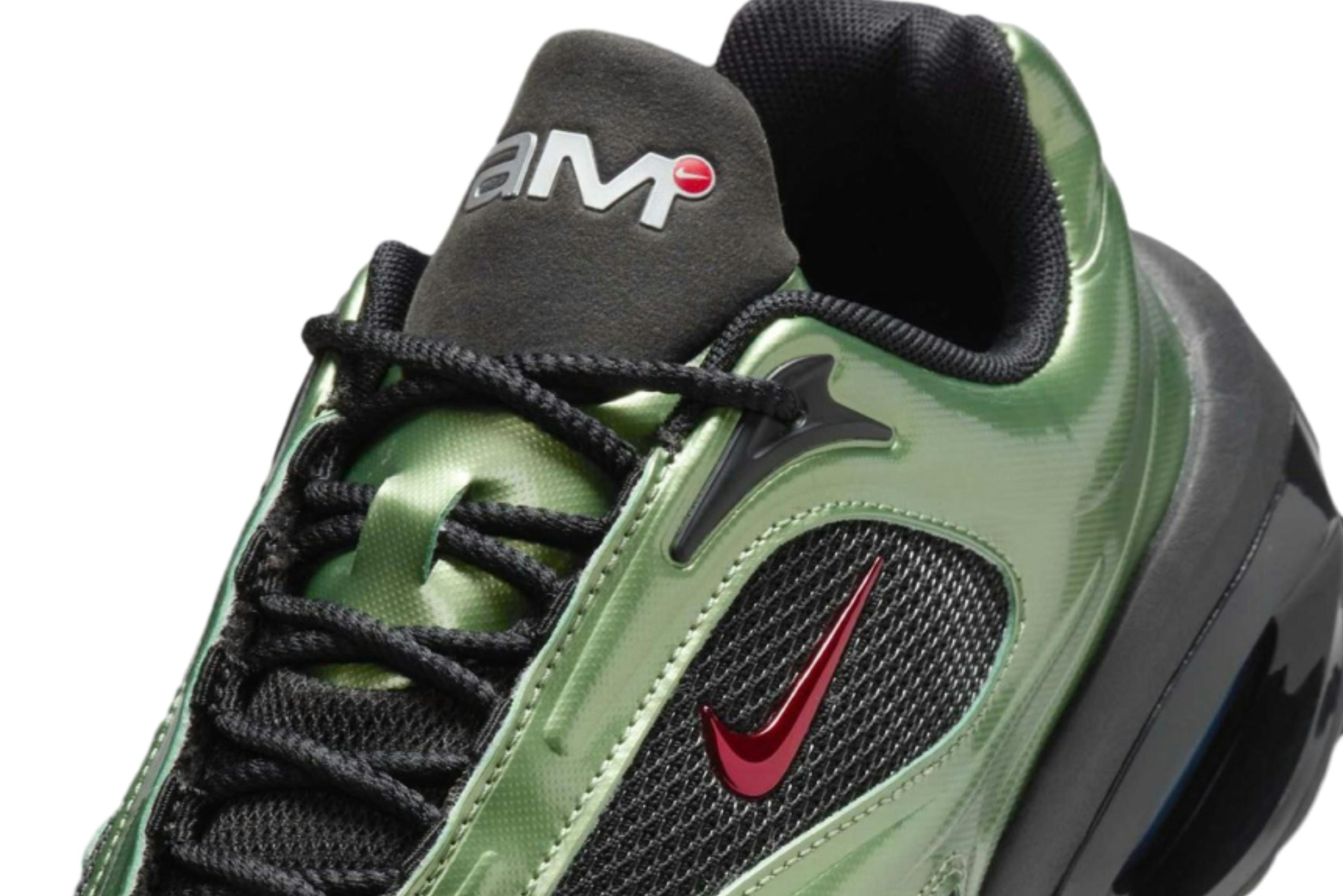 nike air max muse metallic oil green