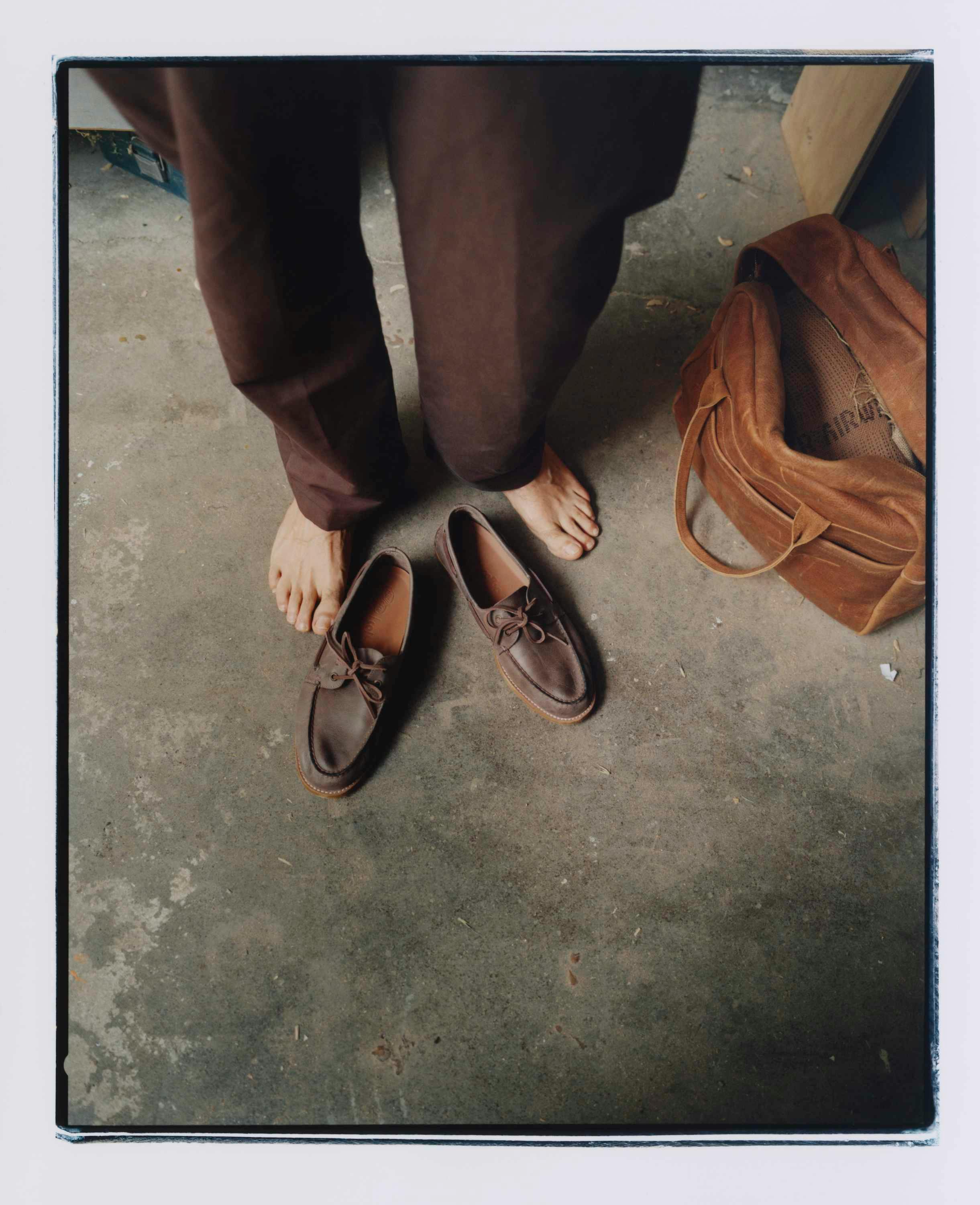 sperry colbo boat shoe leather