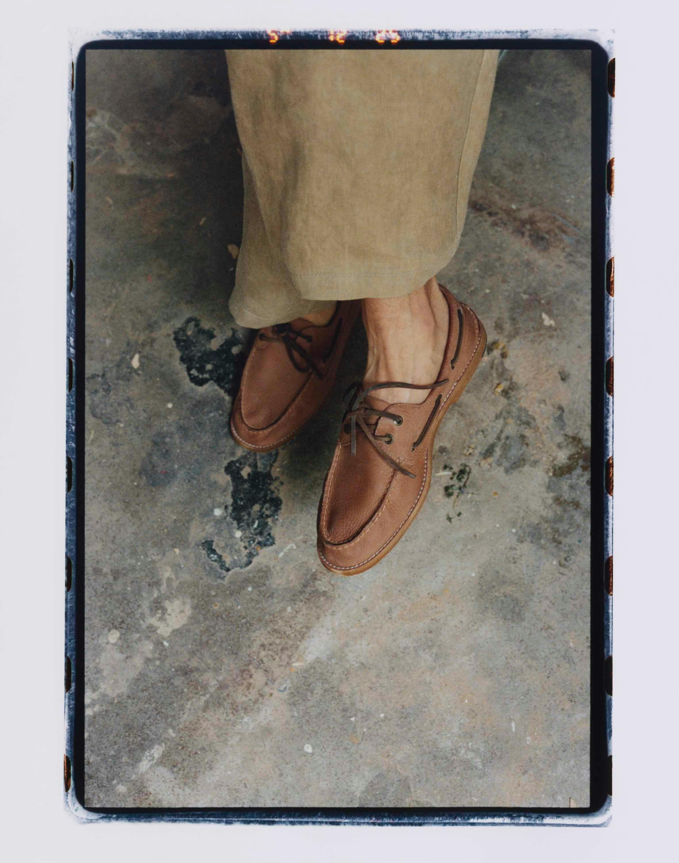 sperry colbo boat shoe leather