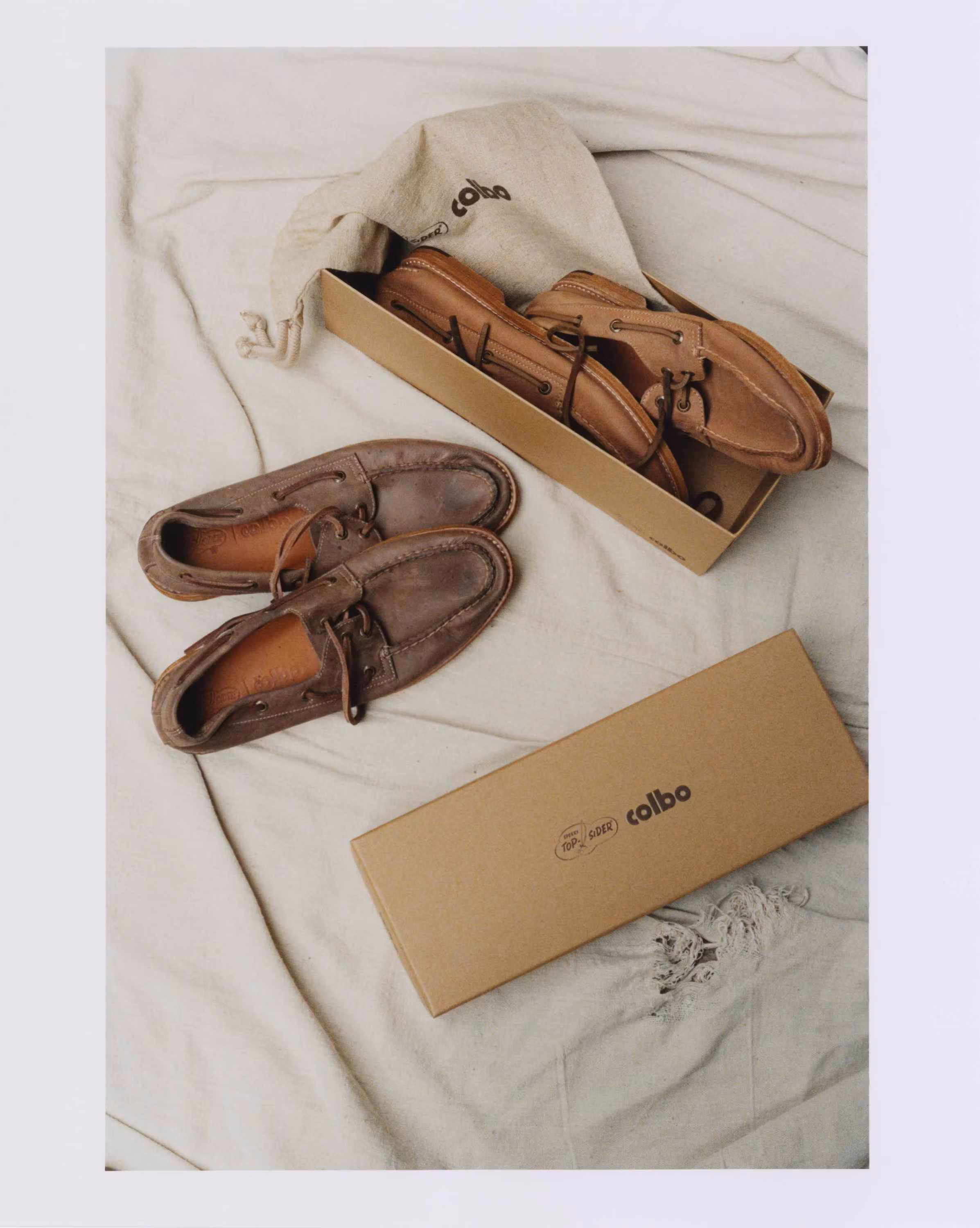 sperry colbo boat shoe leather