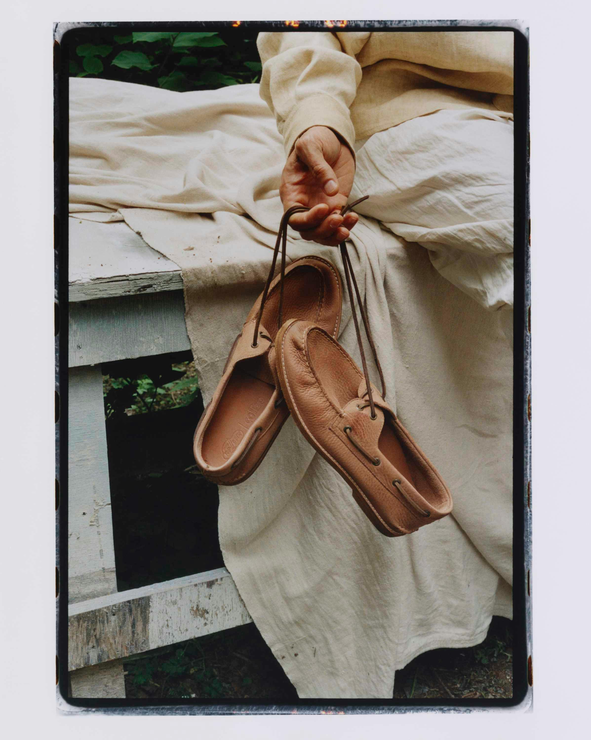 sperry colbo boat shoe leather