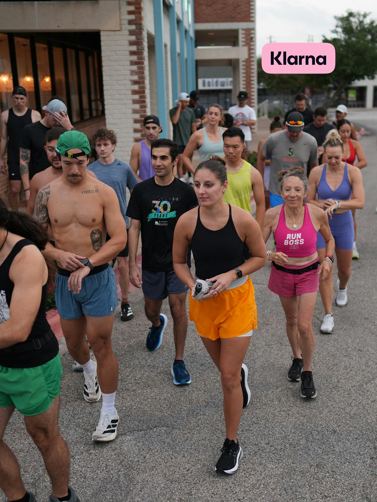 5RUN2 austin texas run club campaign with Klarna
