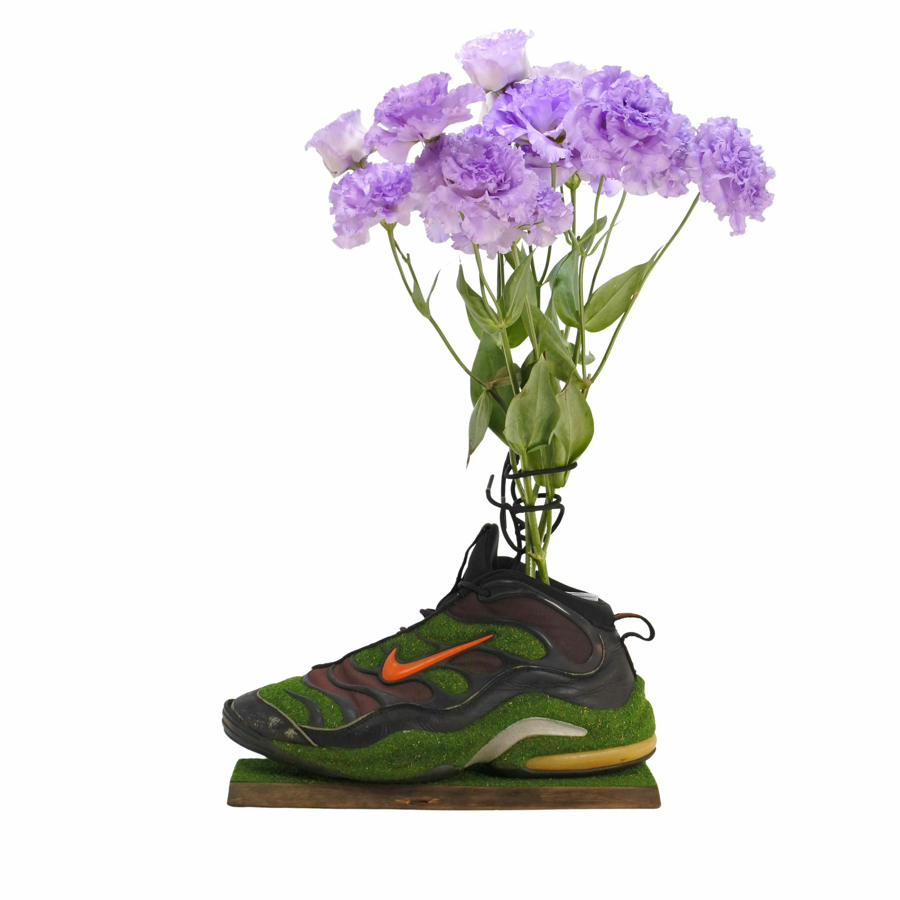 shoetree nike sneaker flower vases japan interview