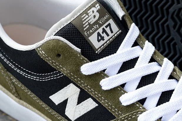 New Balance Numeric 417 black and olive