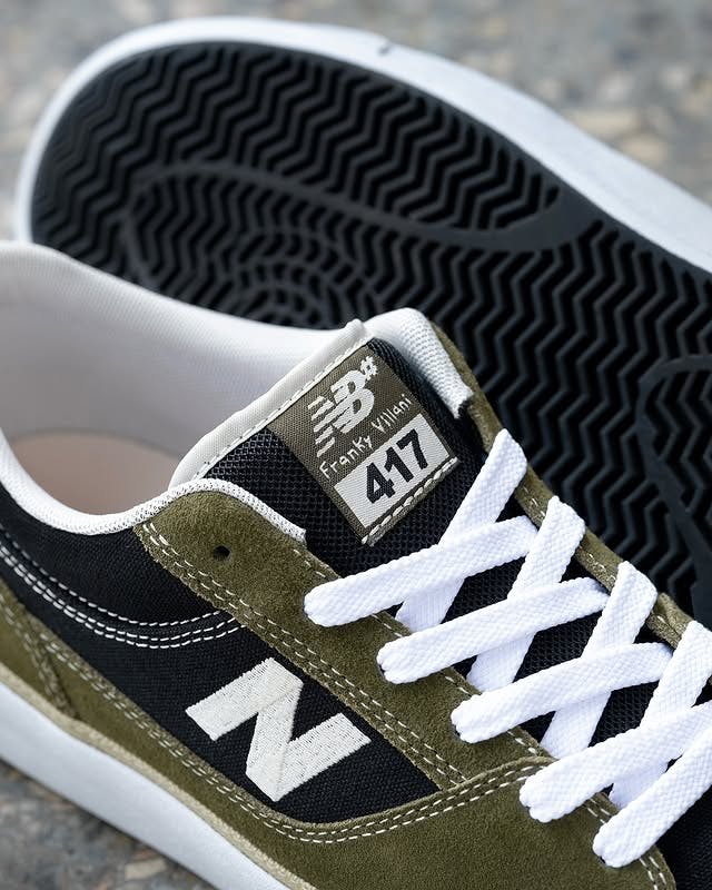 New Balance Numeric 417 black and olive