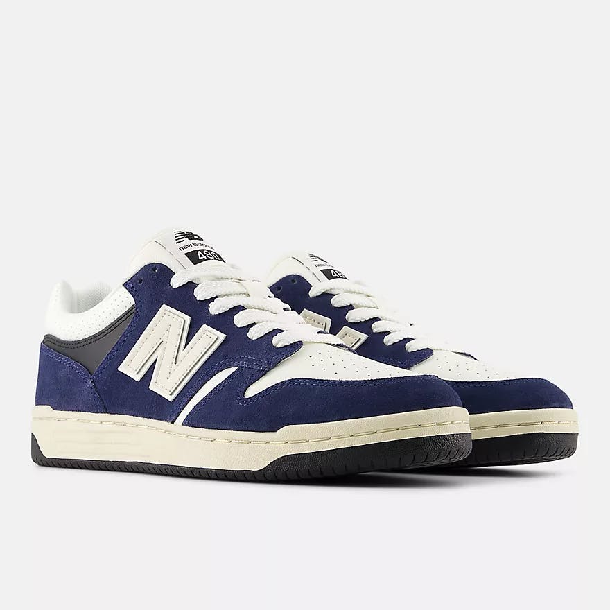 New Balance Numeric 480 Navy and Sea Salt