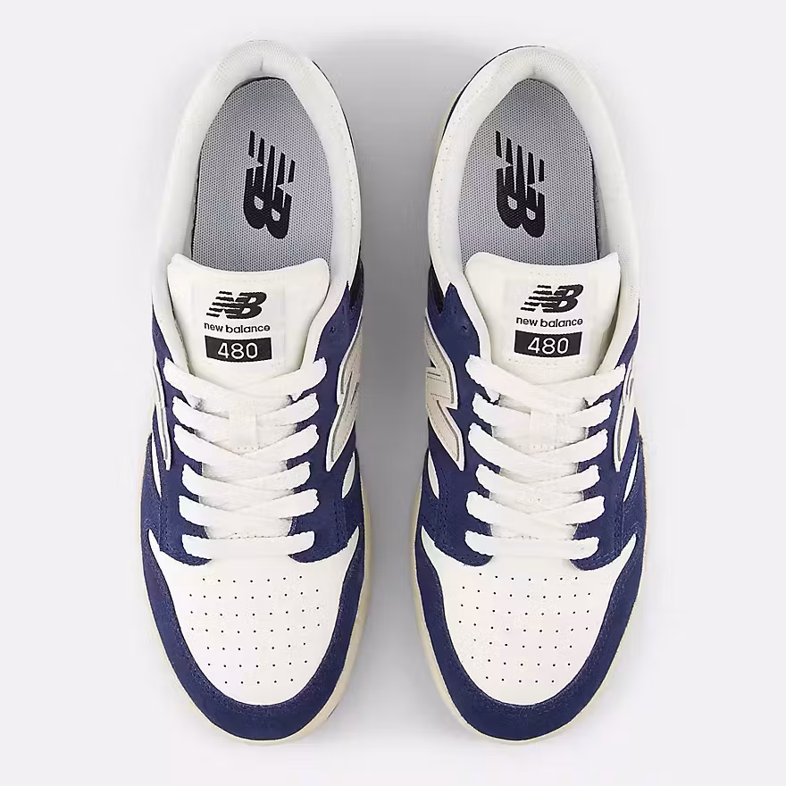 New Balance Numeric 480 Navy and Sea Salt