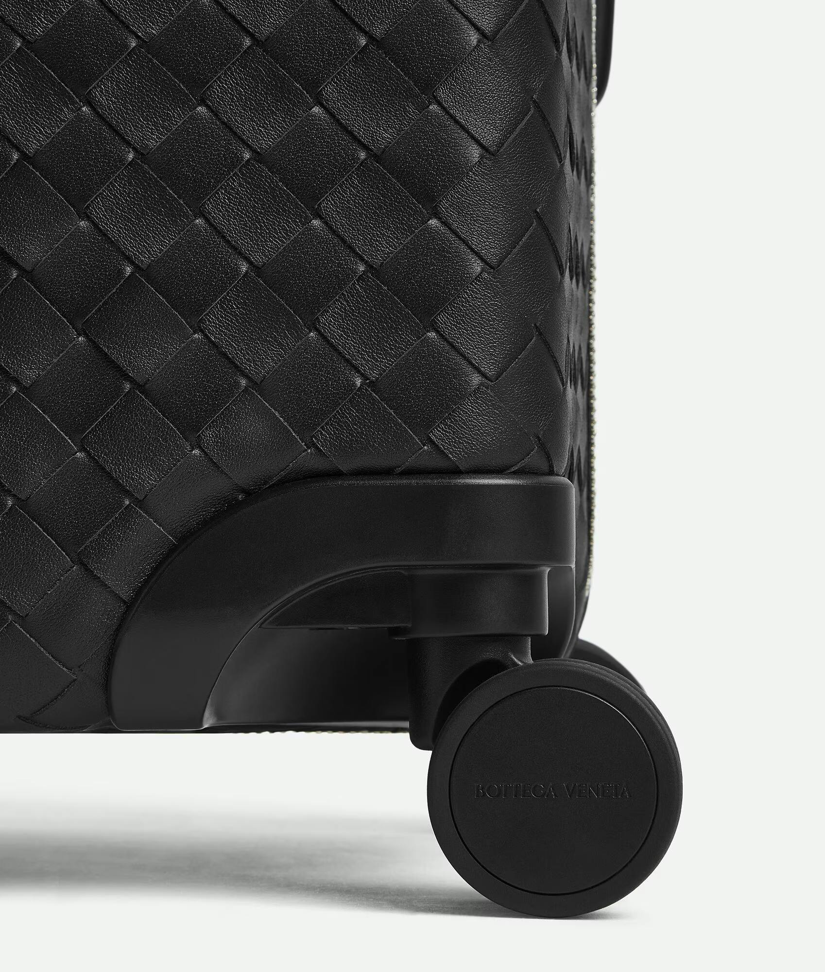 Bottega Veneta, Black, Woven Suitcase, New Release, 10k suitcase