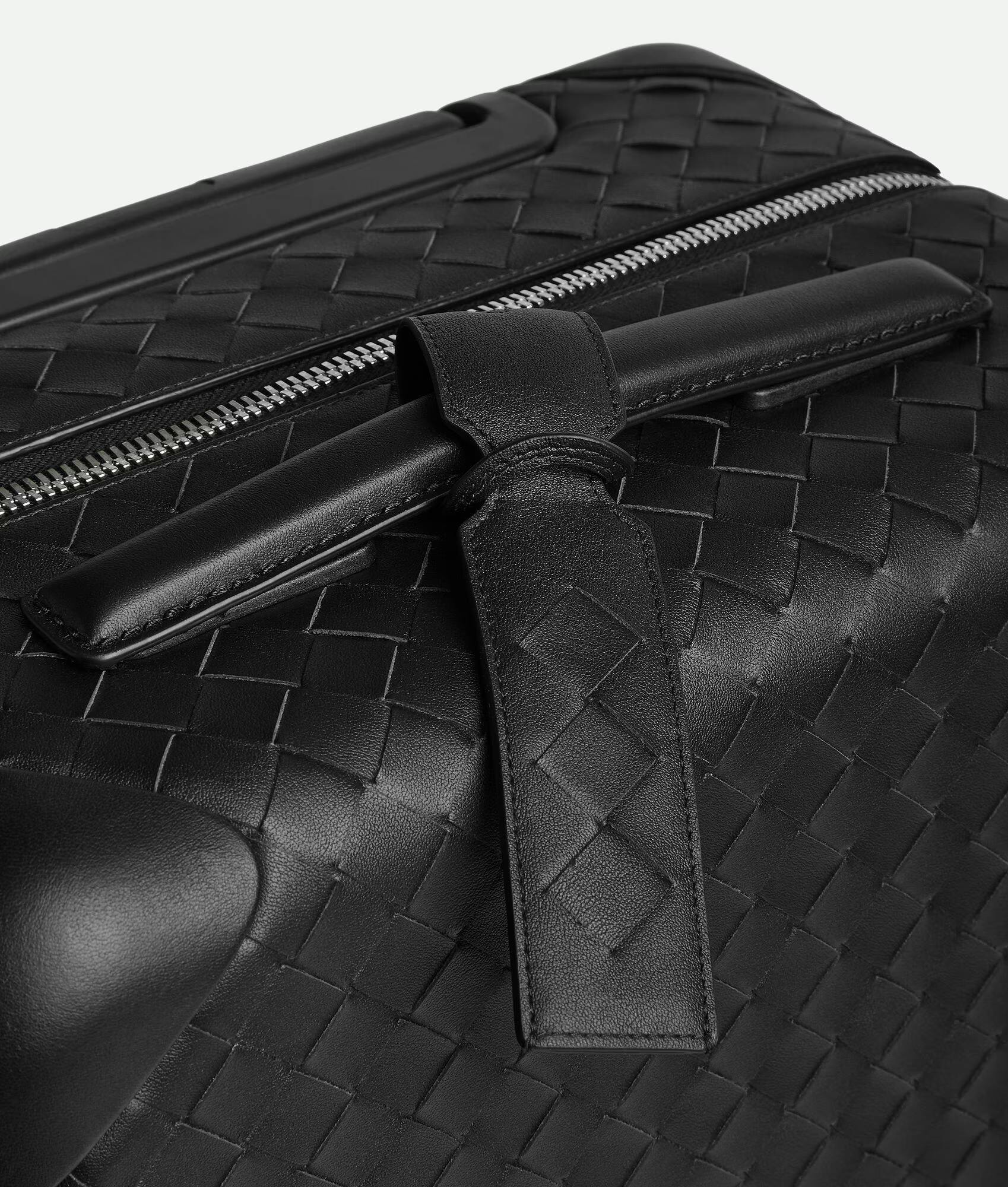Bottega Veneta, Black, Woven Suitcase, New Release, 10k suitcase