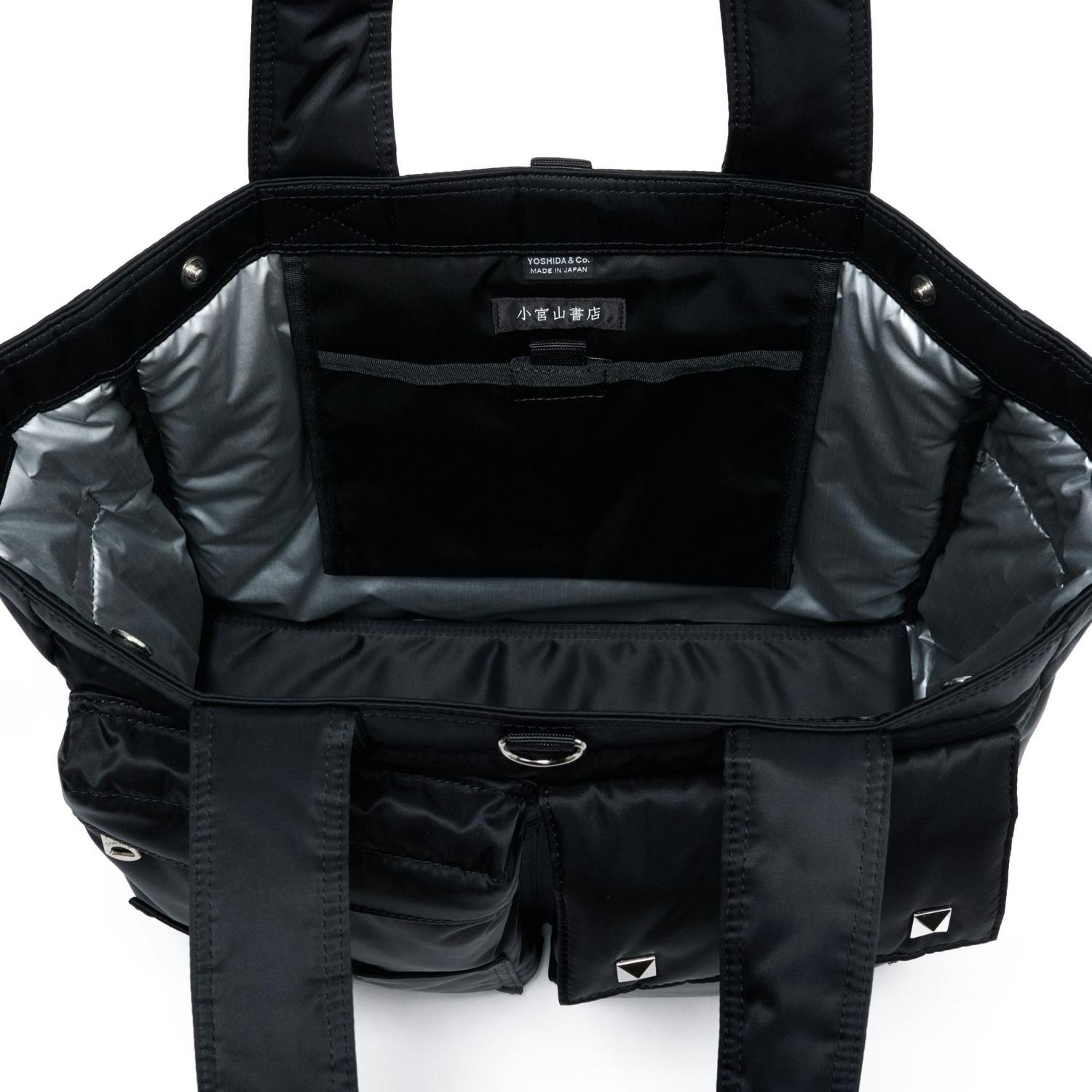 Yoshida & Co, PORTER x Komiyama two-way bag, Black book bag
