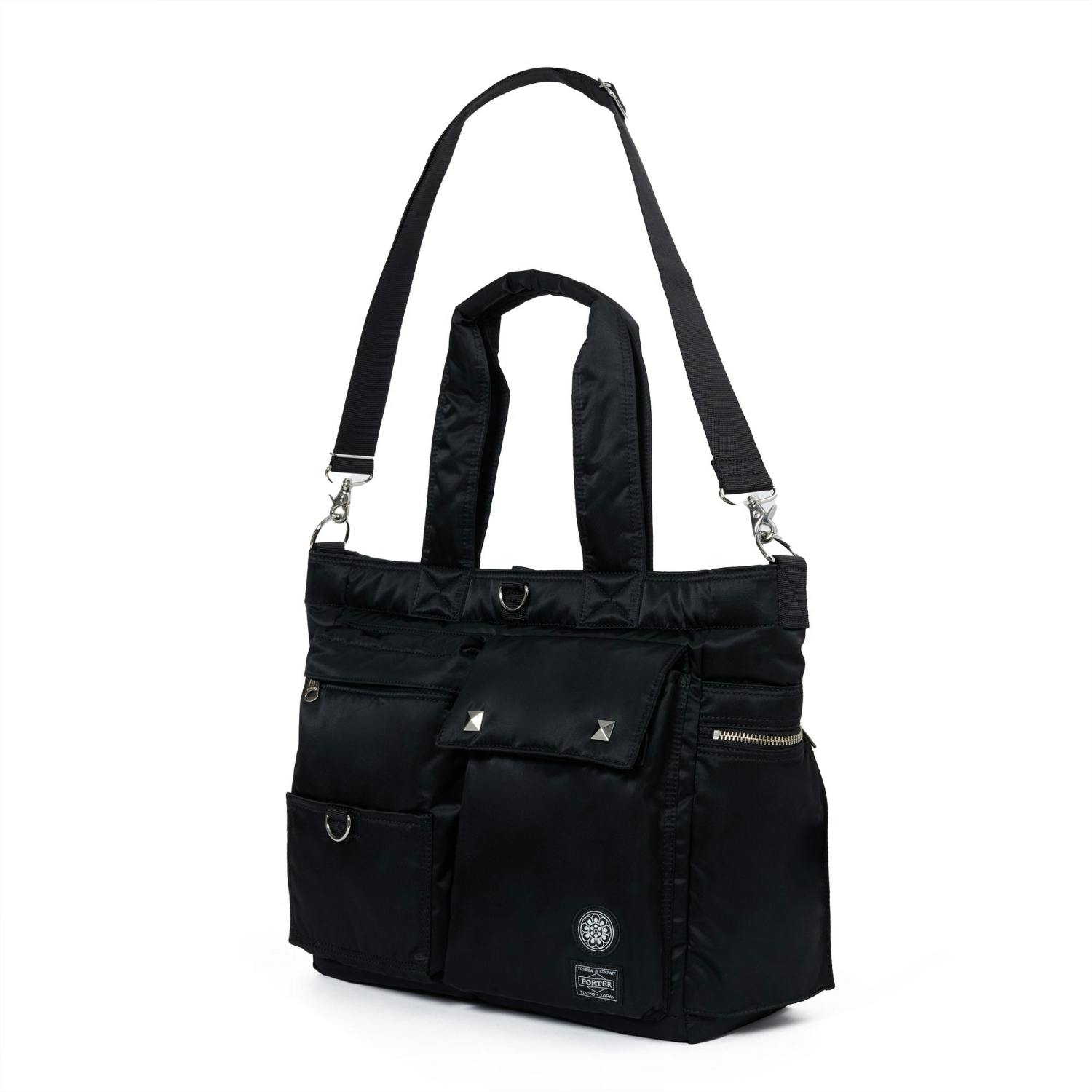 Yoshida & Co, PORTER x Komiyama two-way bag, Black book bag