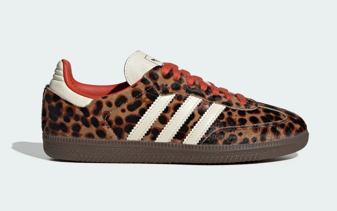 adidas Samba OG “Leopard Print”, gum sole sneakers, leopard sambas