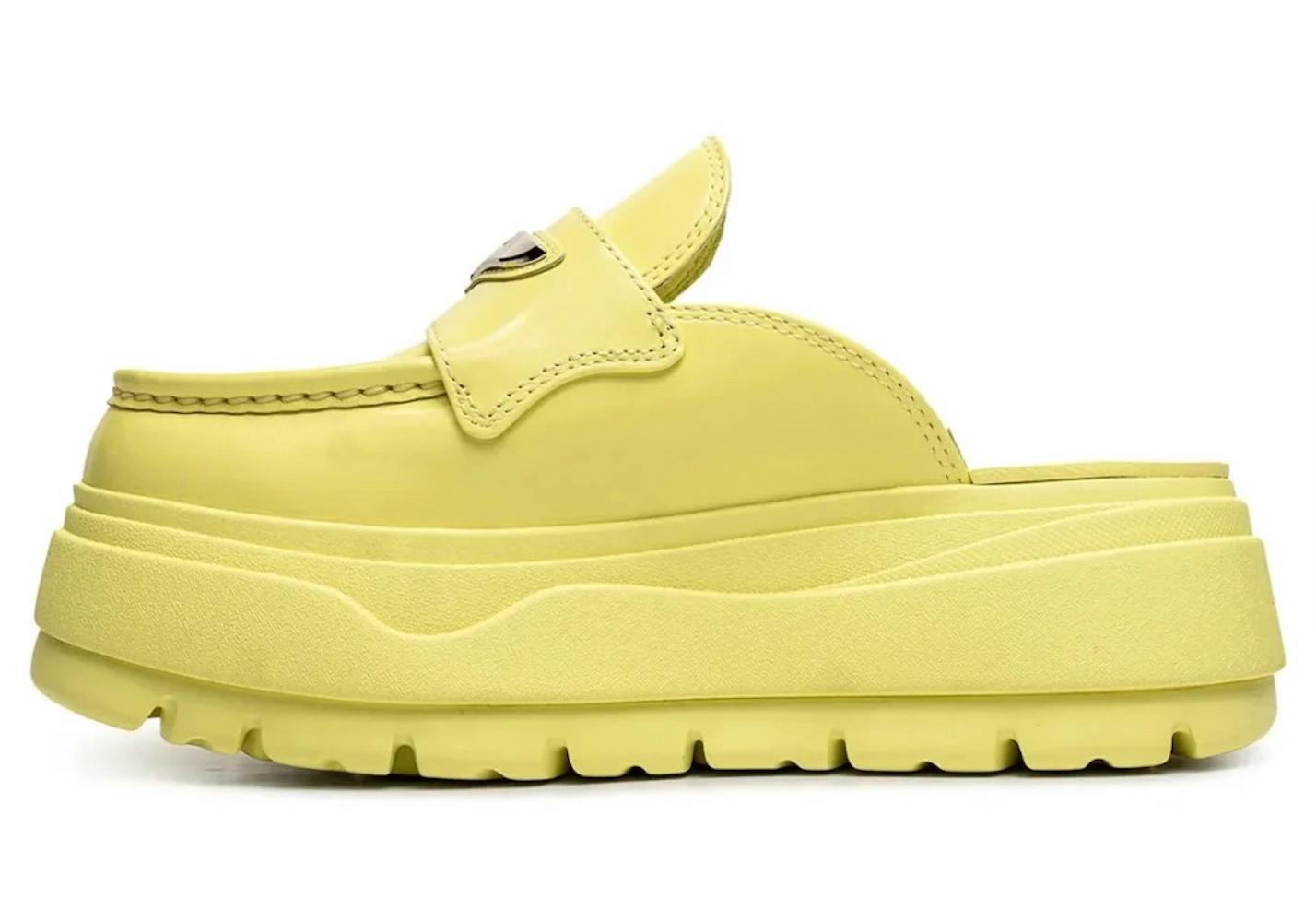 Neon yellow Nike Jordan Loafer