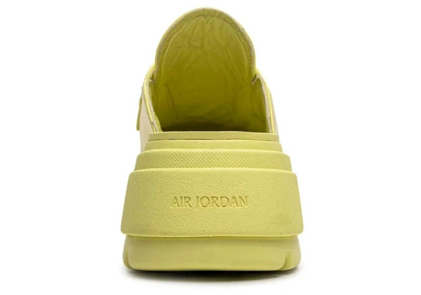 Neon yellow Nike Jordan Loafer