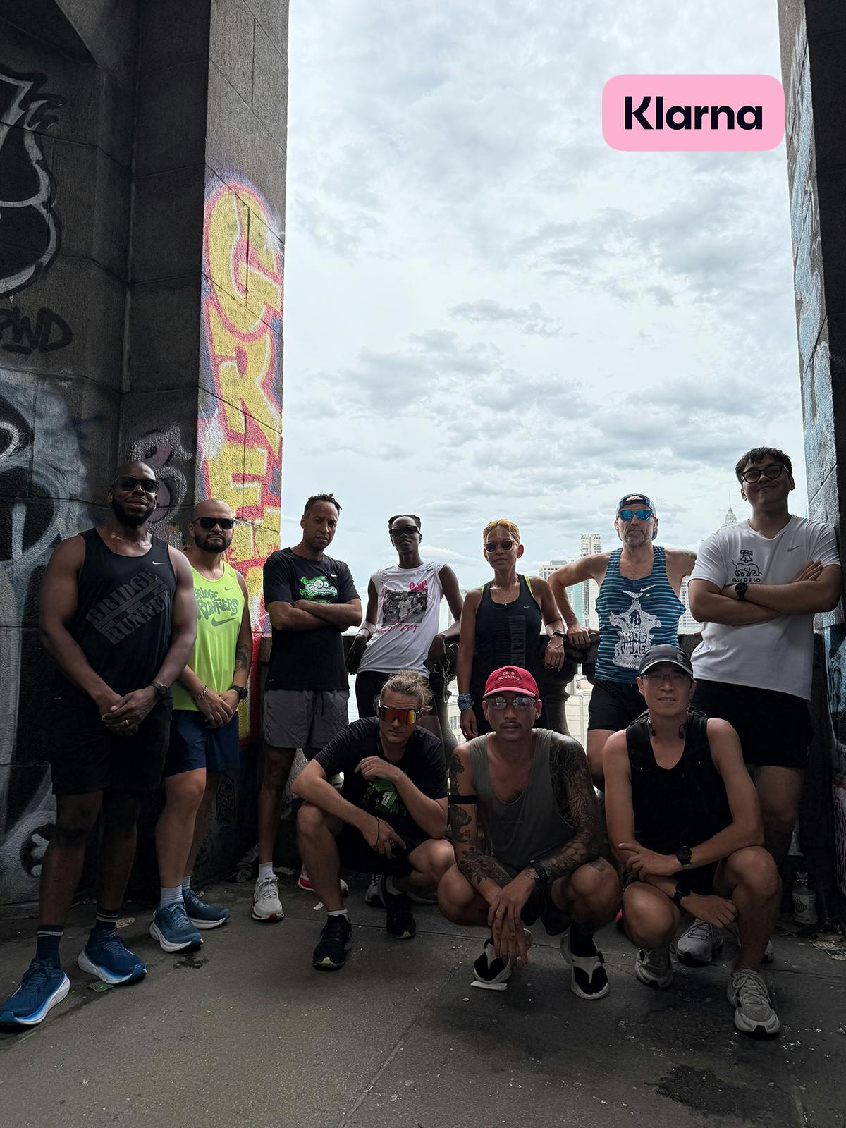 NYC Bridgerunners partner collaborates with klarna to showcase NYC