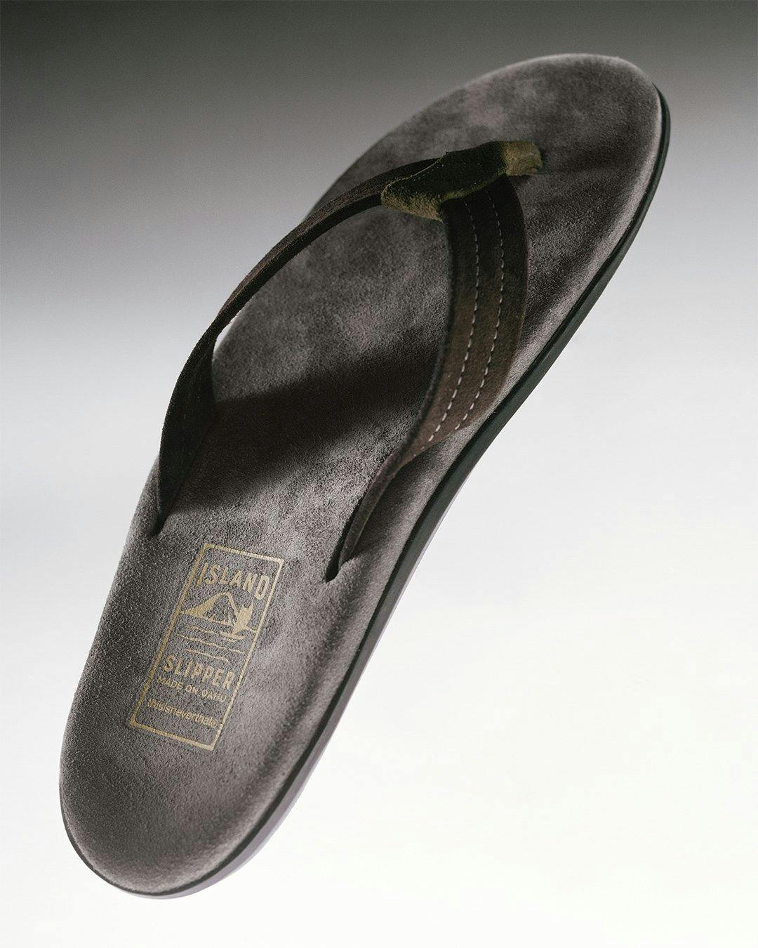 island slipper thisisneverthat suede flip flop