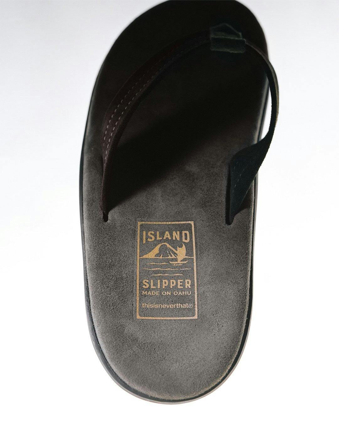 island slipper thisisneverthat suede flip flop