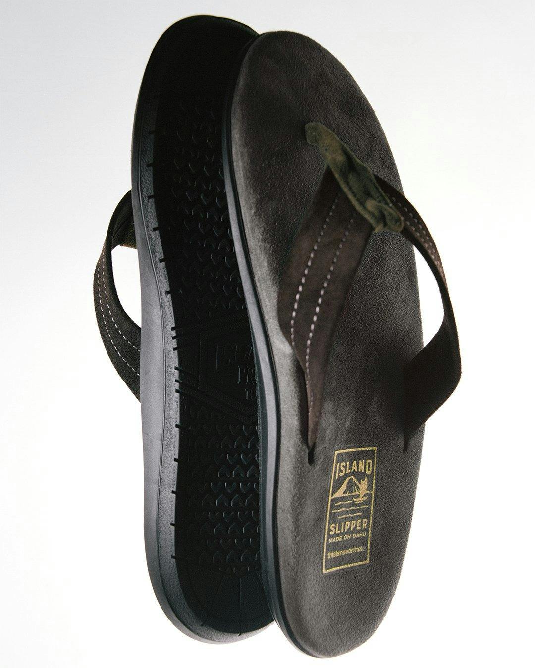 island slipper thisisneverthat suede flip flop