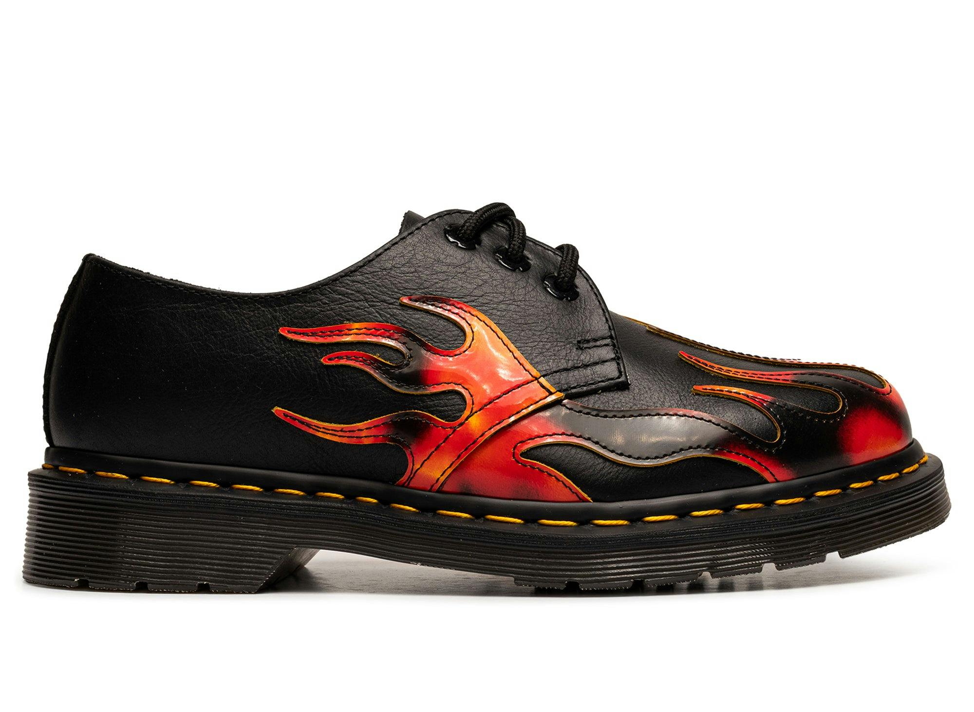 dr. martens flames shoes