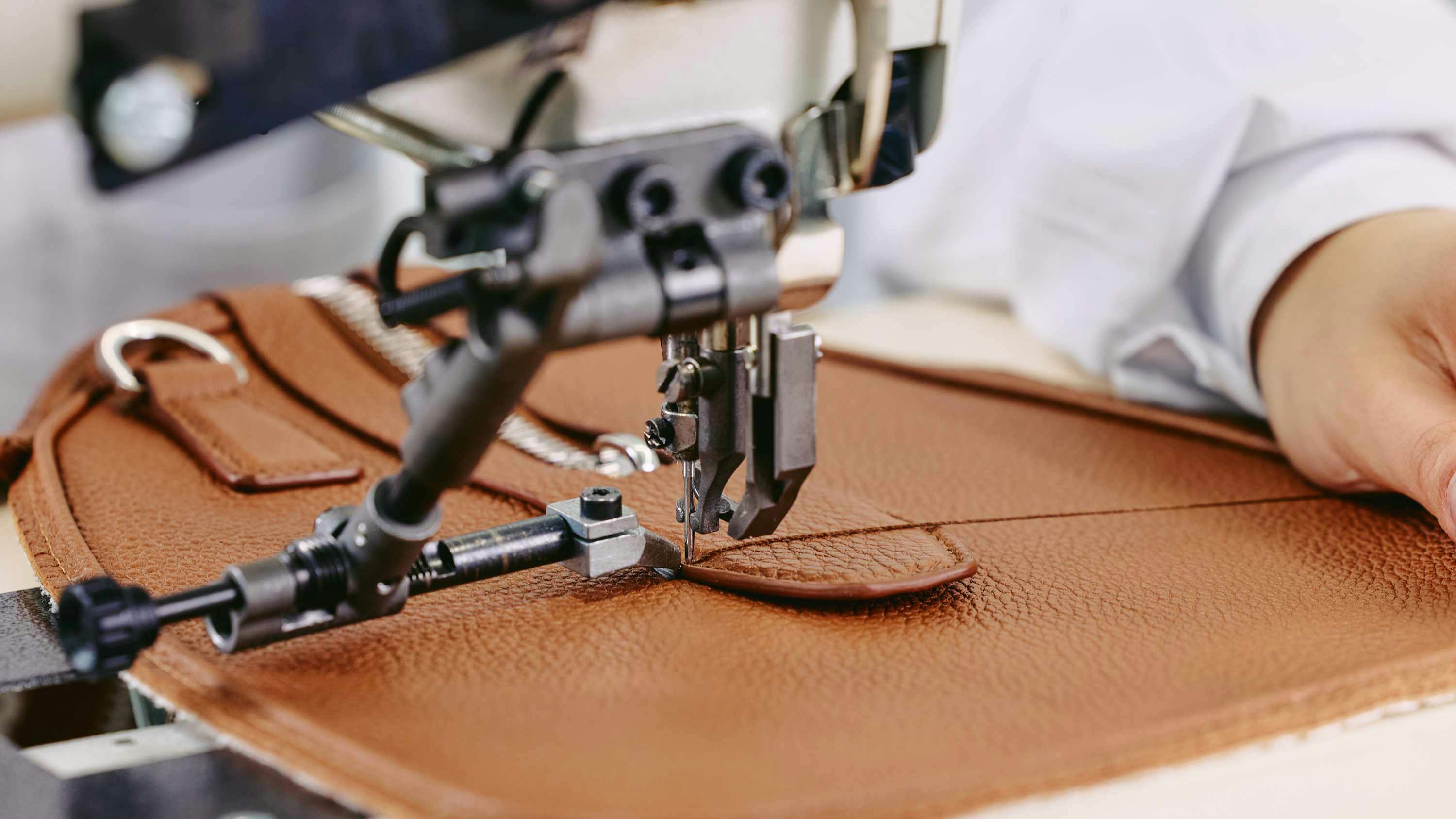 prada leather duffel bag making of photos factory
