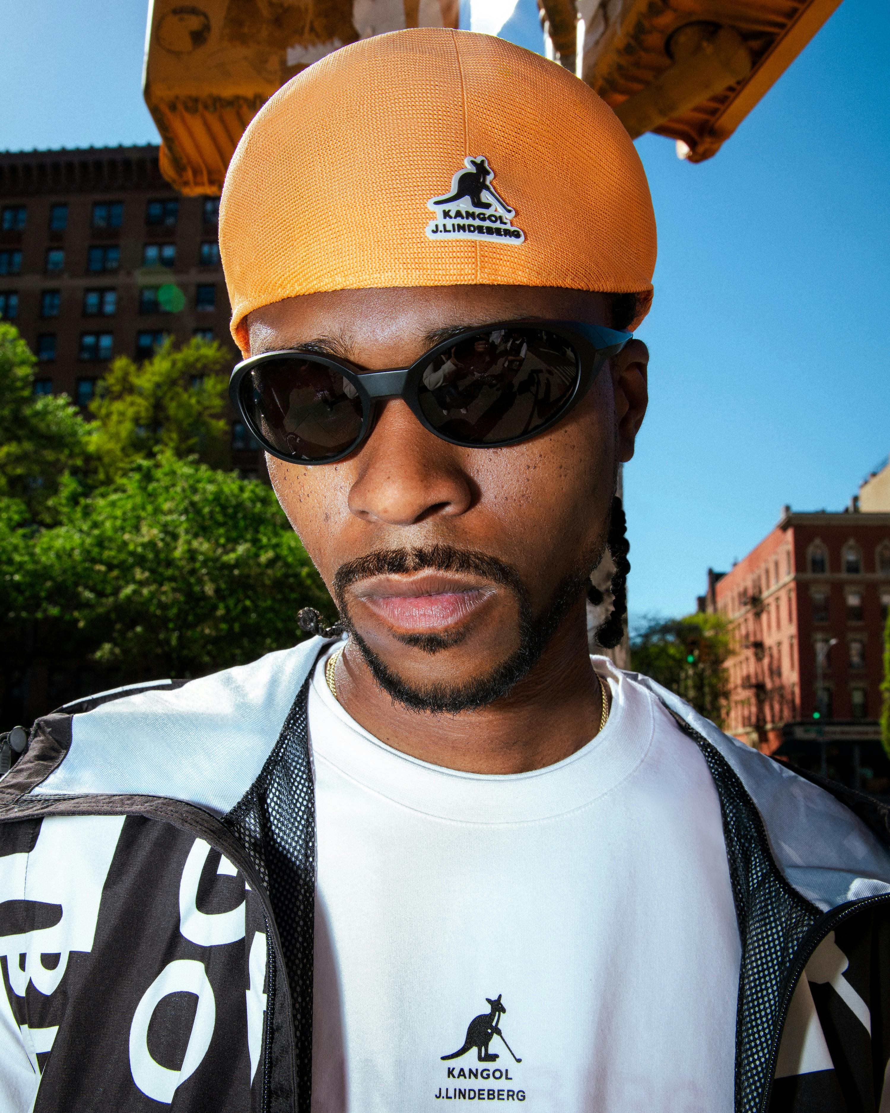 Highsnobiety shoots J.Lindeberg x Kangol collaboration