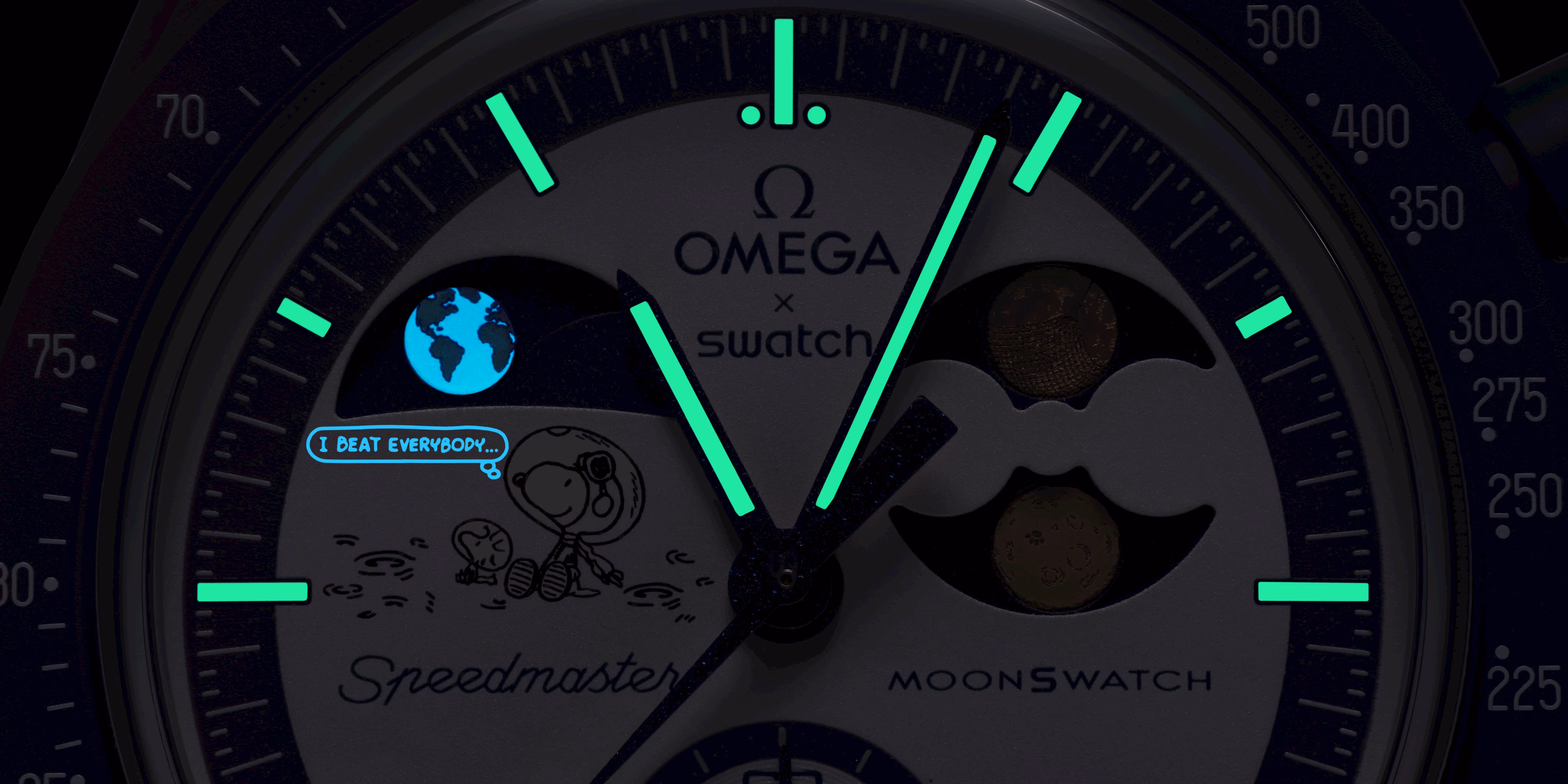 Omega MoonSwatch Mission to Earthphase – Moonshine Gold