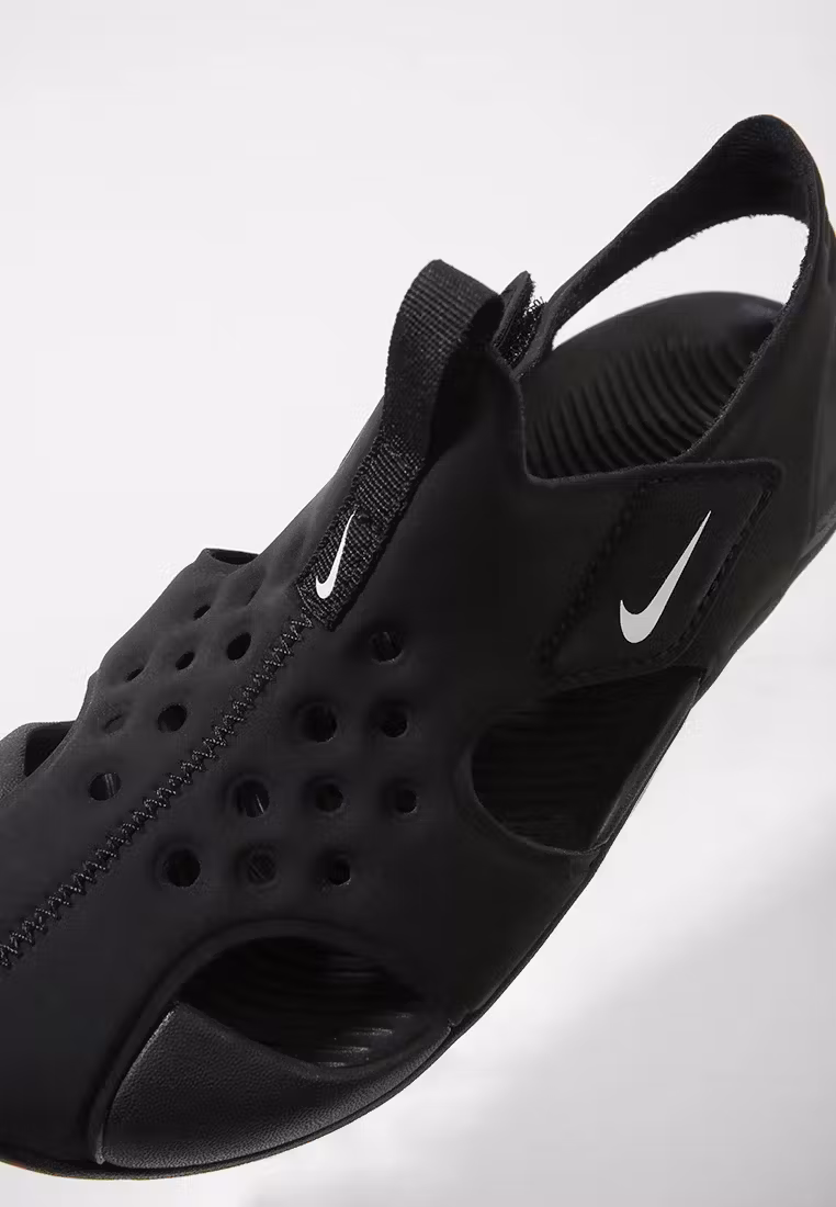 Nike Croc looking kids sandal in black