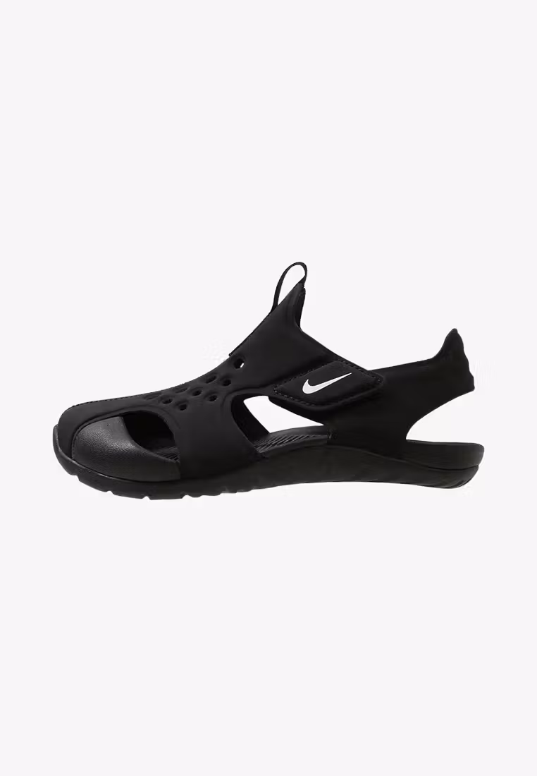 Nike Croc looking kids sandal in black