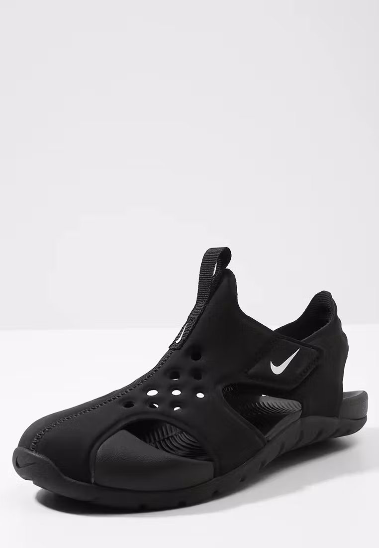 Nike Croc looking kids sandal in black