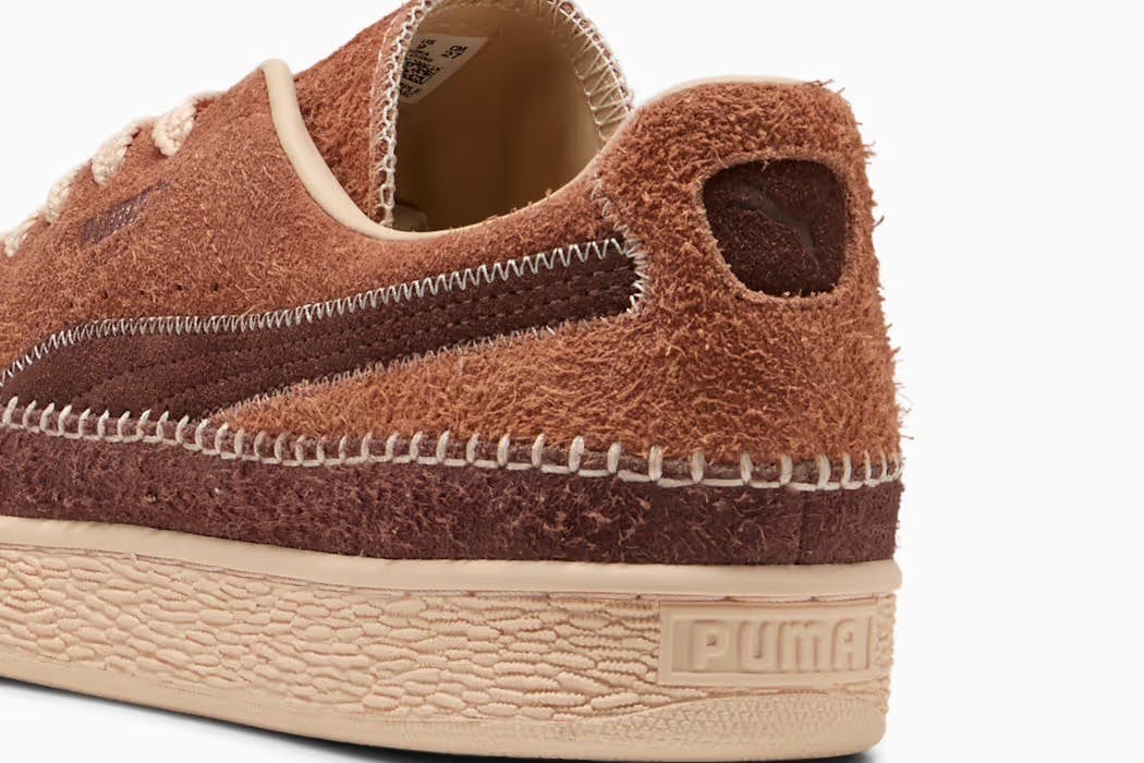 PUMA brown sneaker mocassin suede