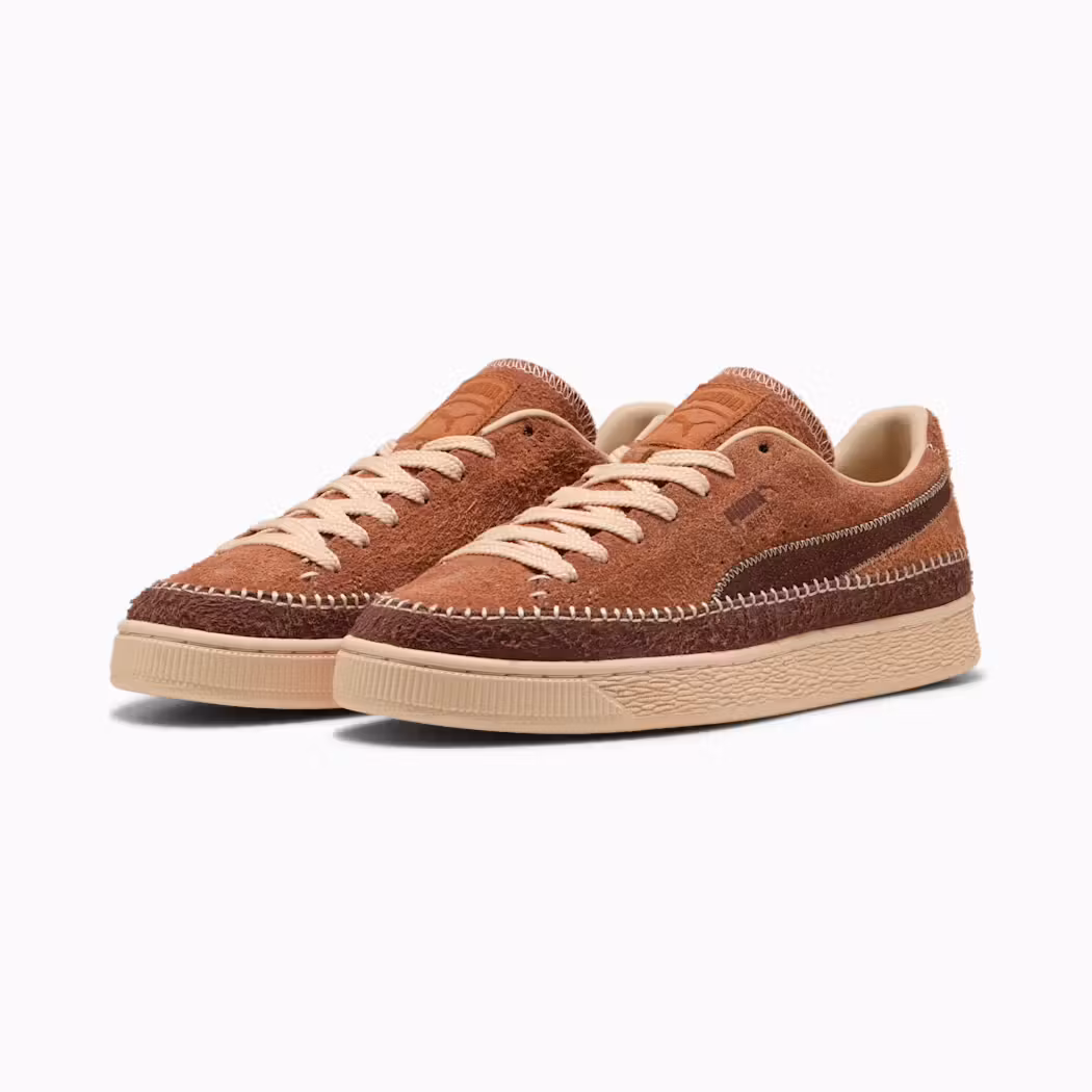 PUMA brown sneaker mocassin suede