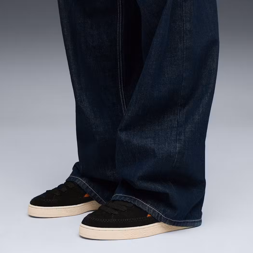 PUMA brown sneaker mocassin suede