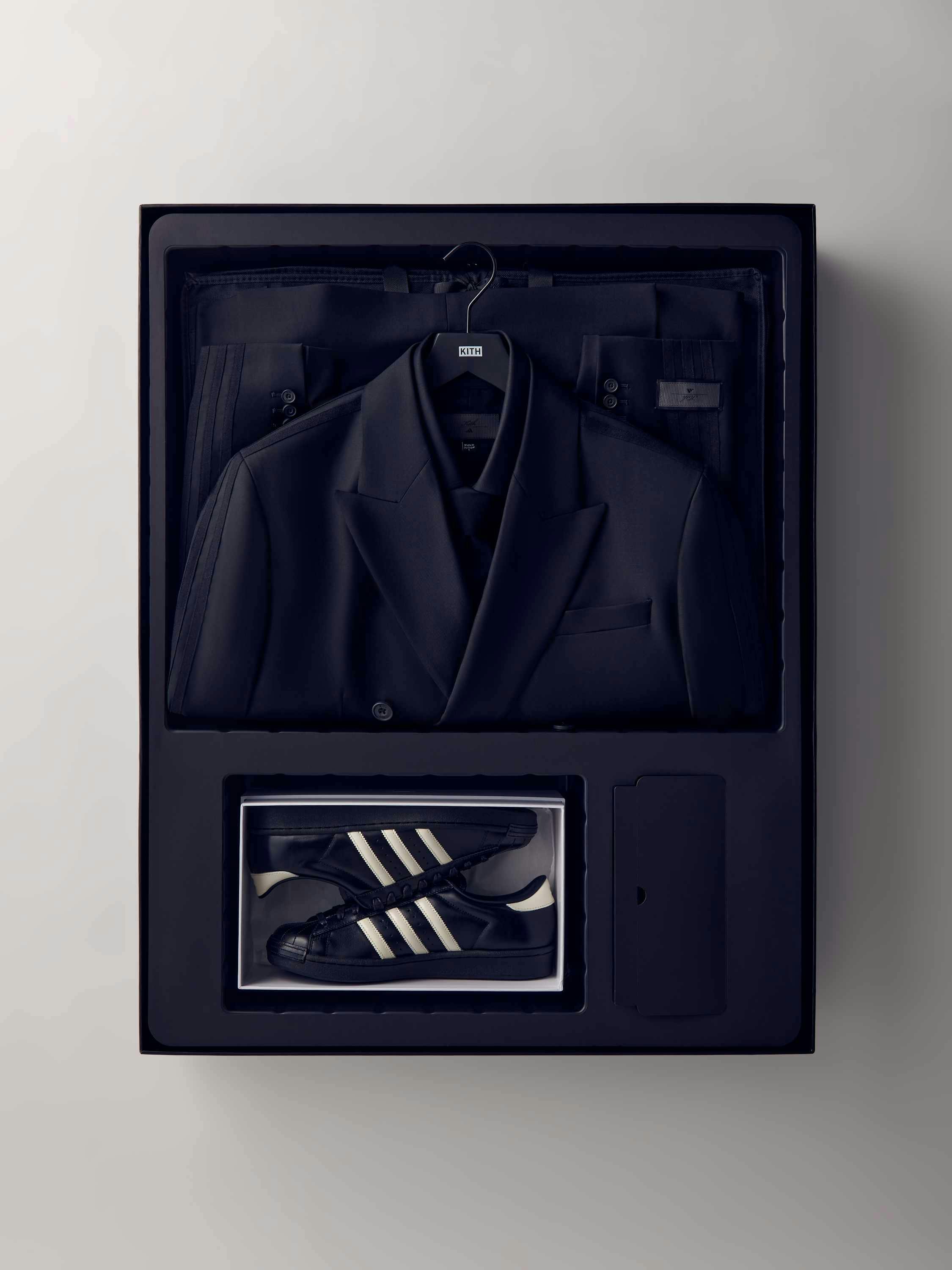 kith adidas superstar black tie sneaker collab ronnie fieg interview