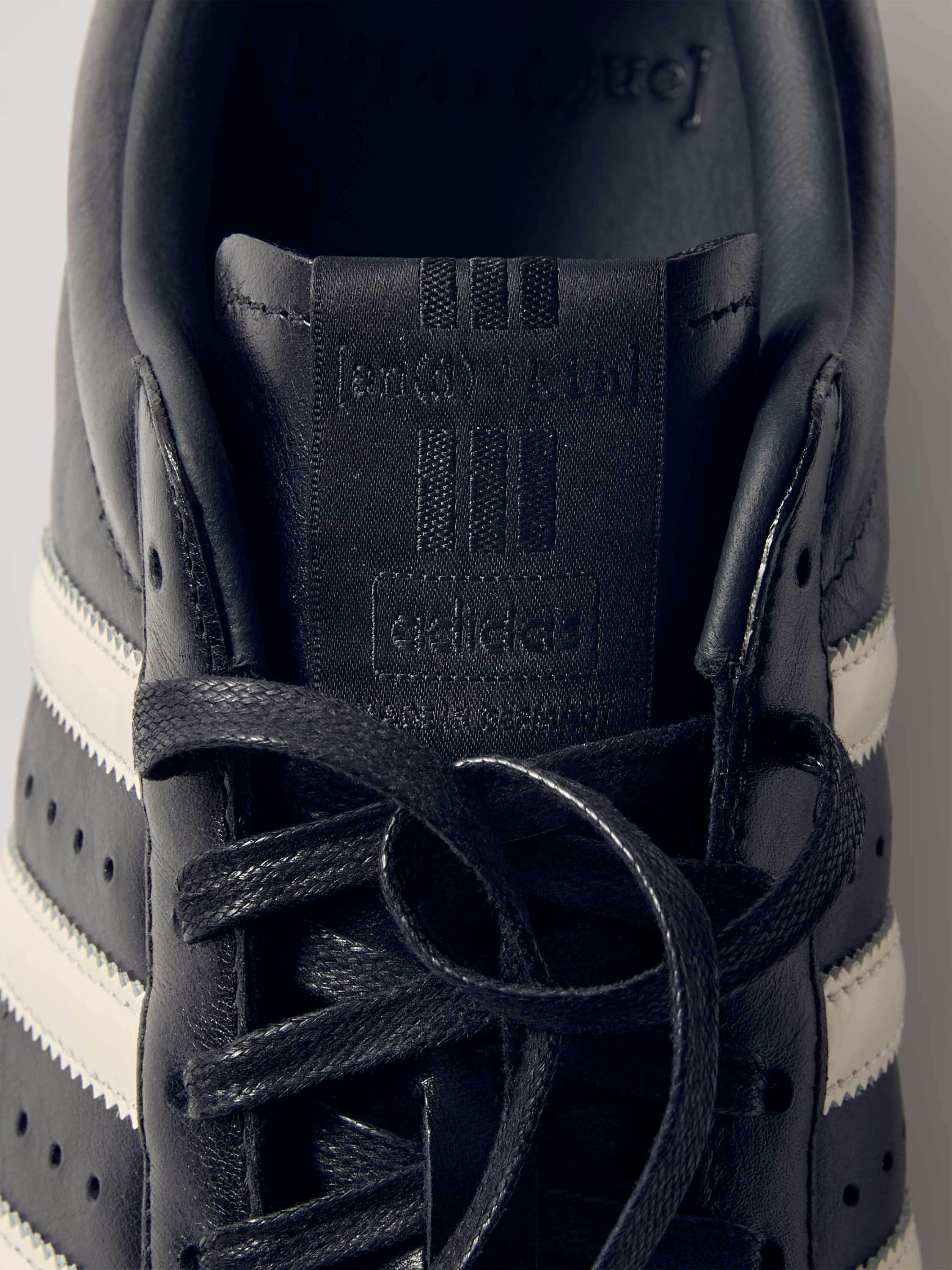 kith adidas superstar black tie sneaker collab ronnie fieg interview